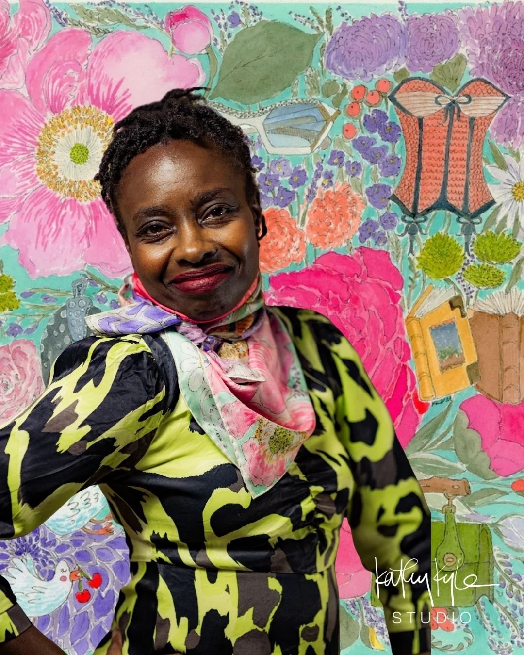 Big Floral Energy Scarf