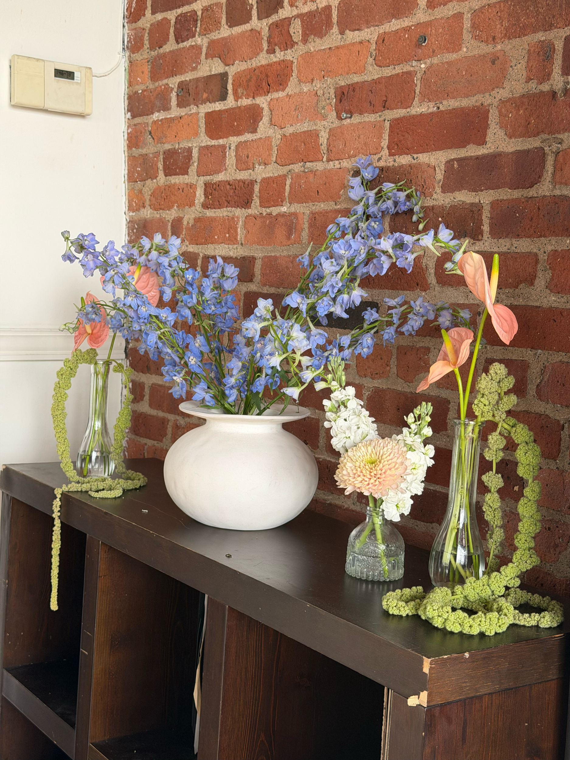 Assorted floral arrangements for set design