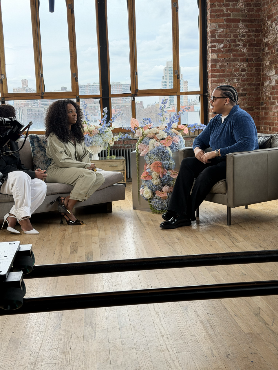 S.S.K. (LABS) founder, Jeanine Stanislaus, interviewing digital personality Scot Louie for the AT&T Biz Next Door digital series.