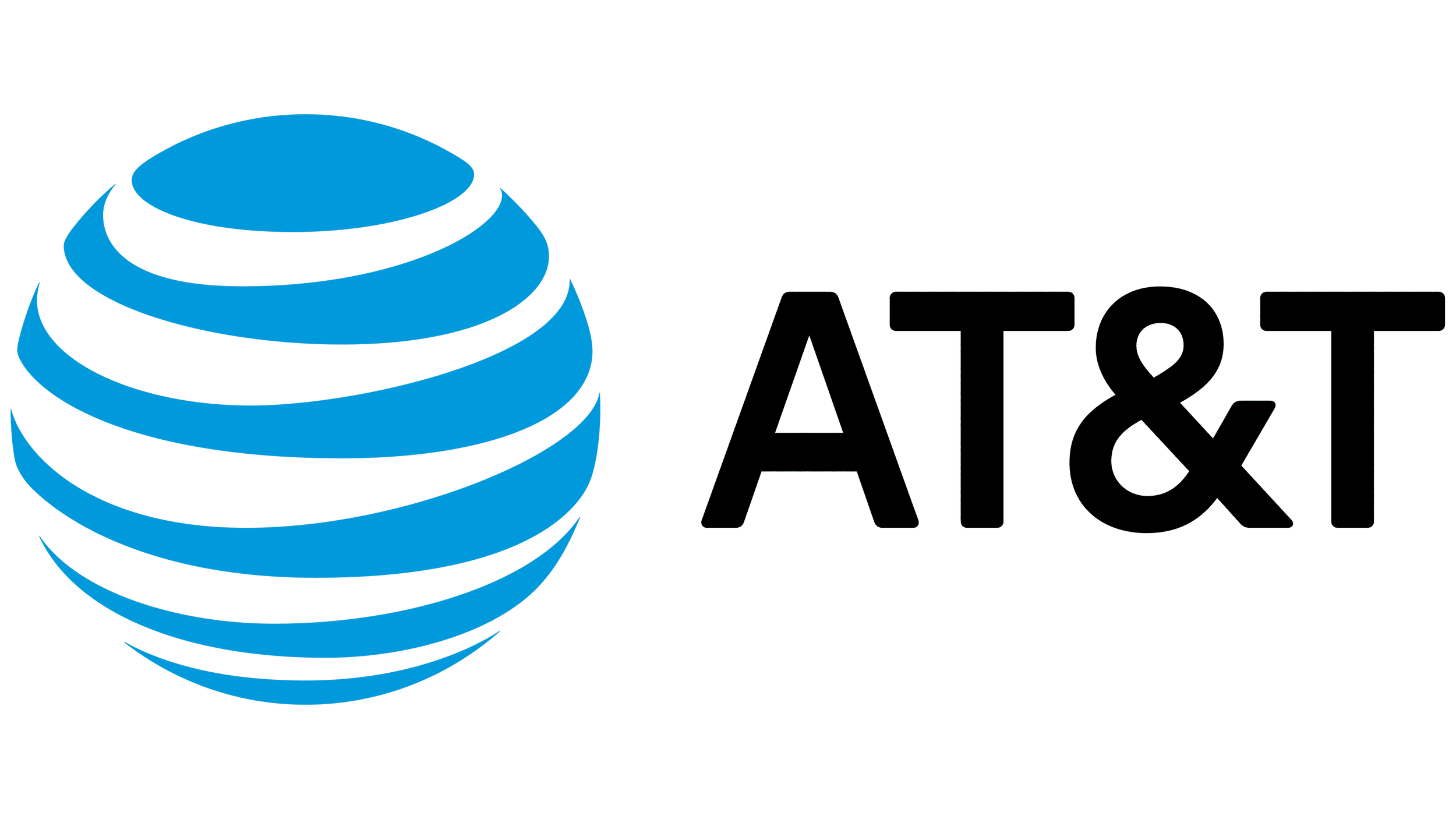 AT&T and Xfinity logos, with a blue and black AT&T globe icon and black text for Xfinity.