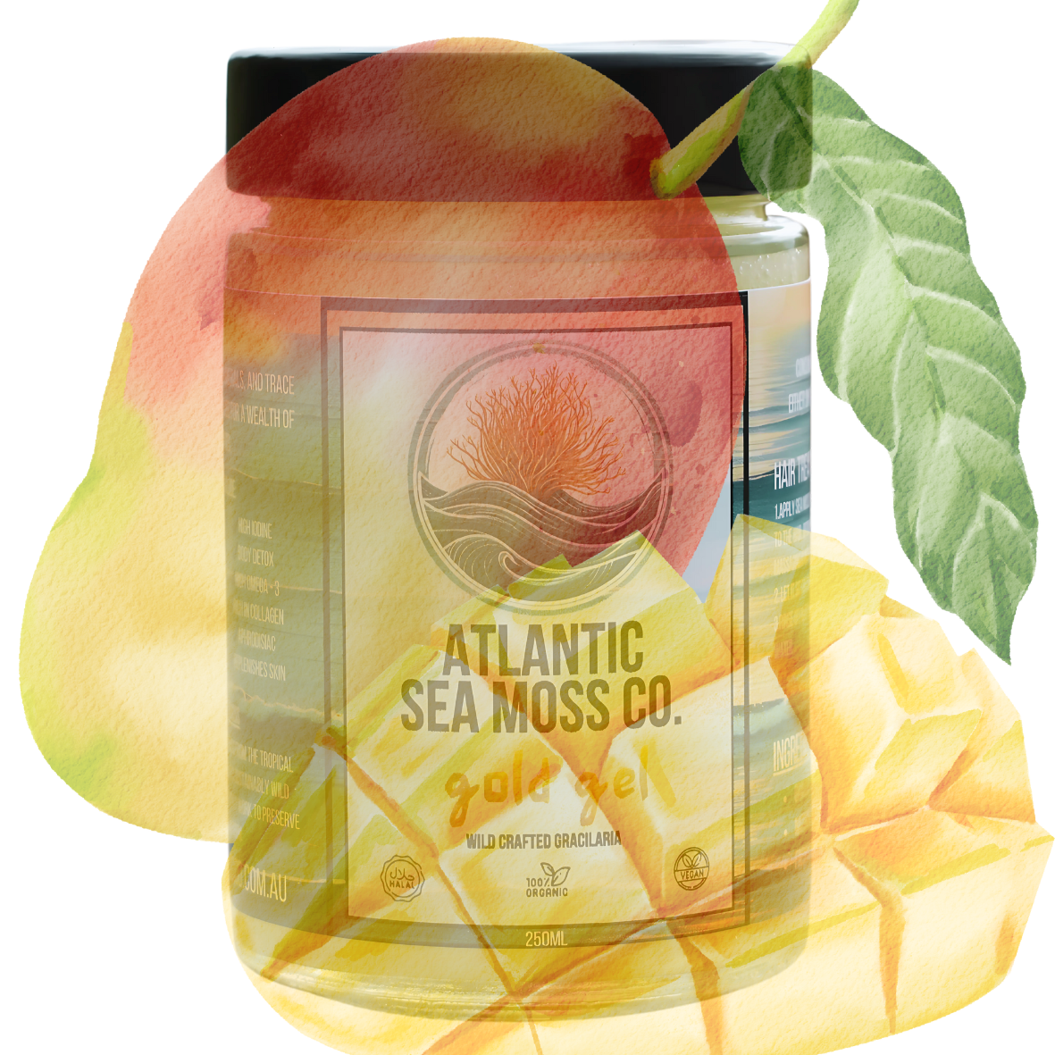 St Lucia Sea Moss Gel - Magic Mango