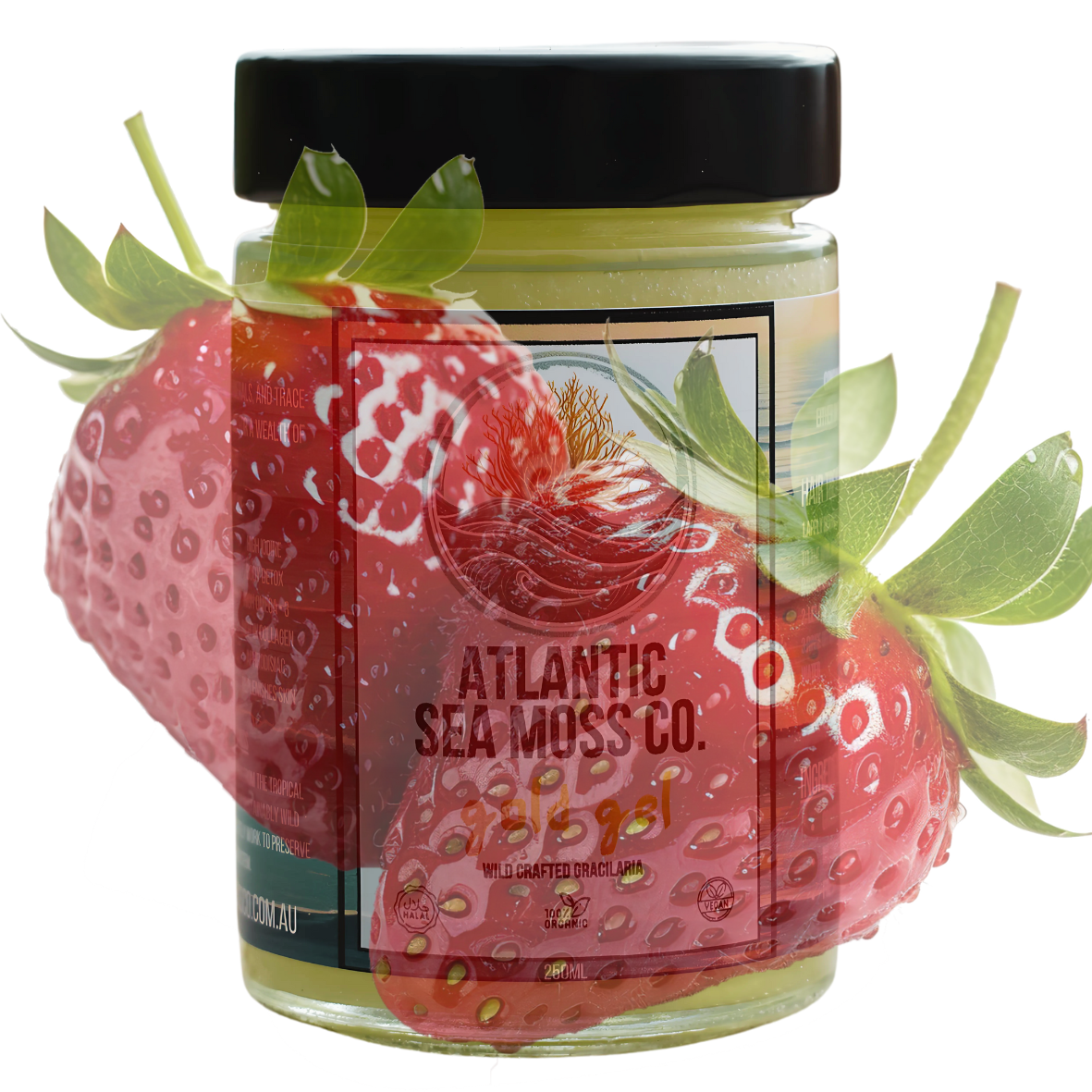 Canouan Sea Moss Gel – Strawberry Smash