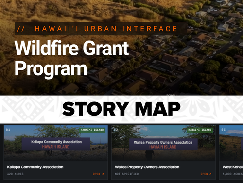 2026 HUI Wildfire Grant Projects