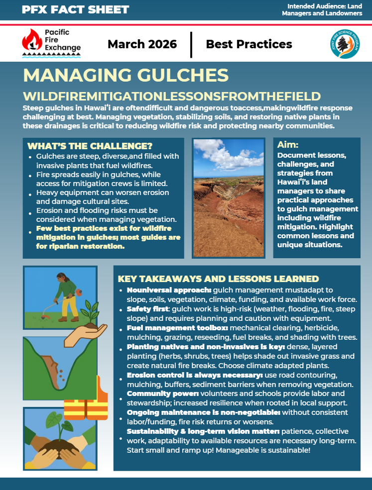 Managing Gulches: Wildfire Mitigation Lessons