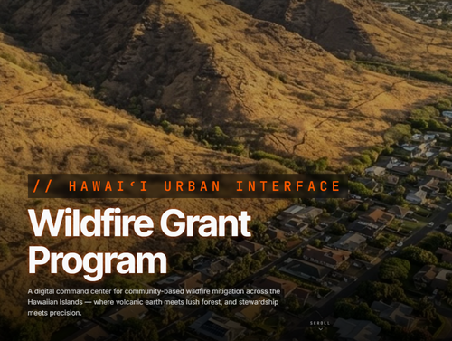 2026 HUI Wildfire Grant Projects