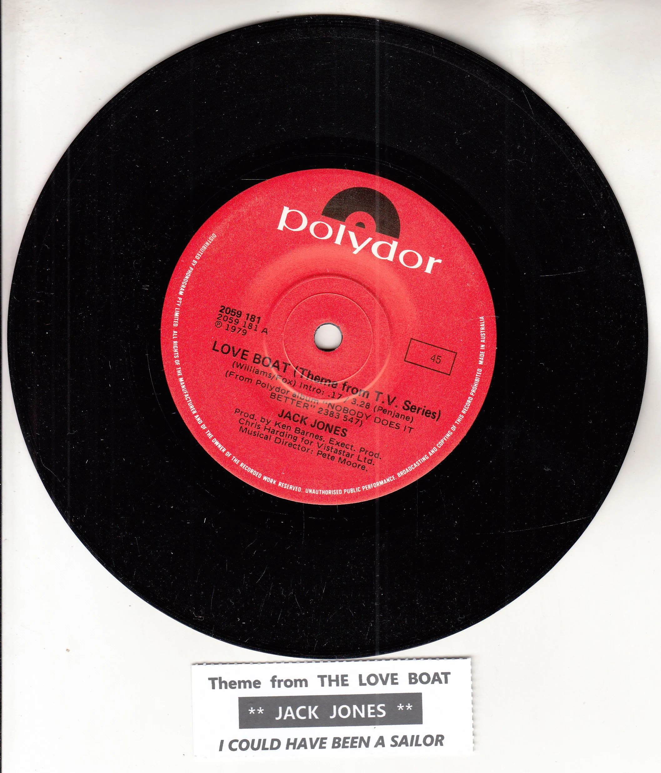 JACK JONES - Love Boat (Theme from T.V. Series)