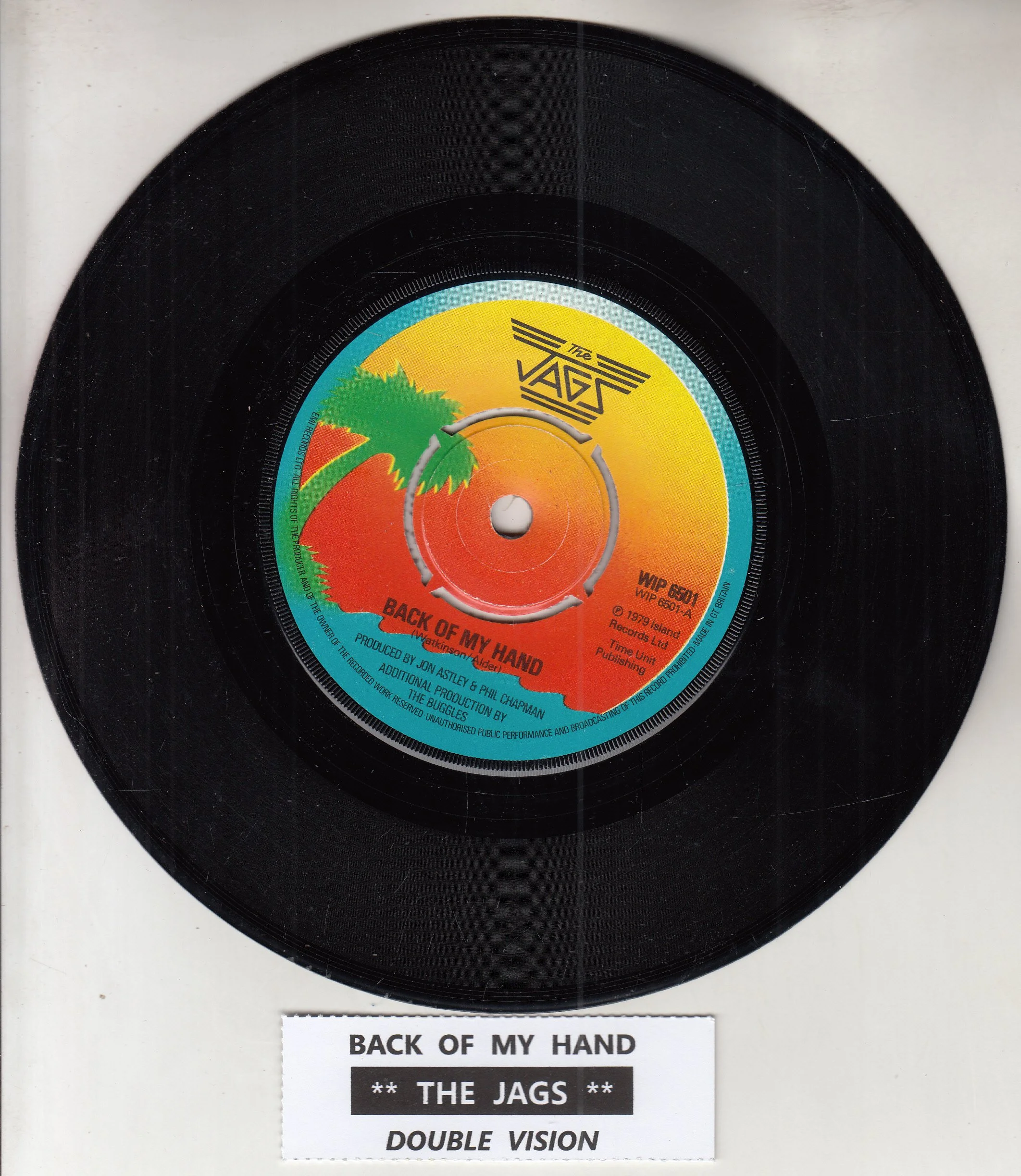 THE JAGS - Back of my hand