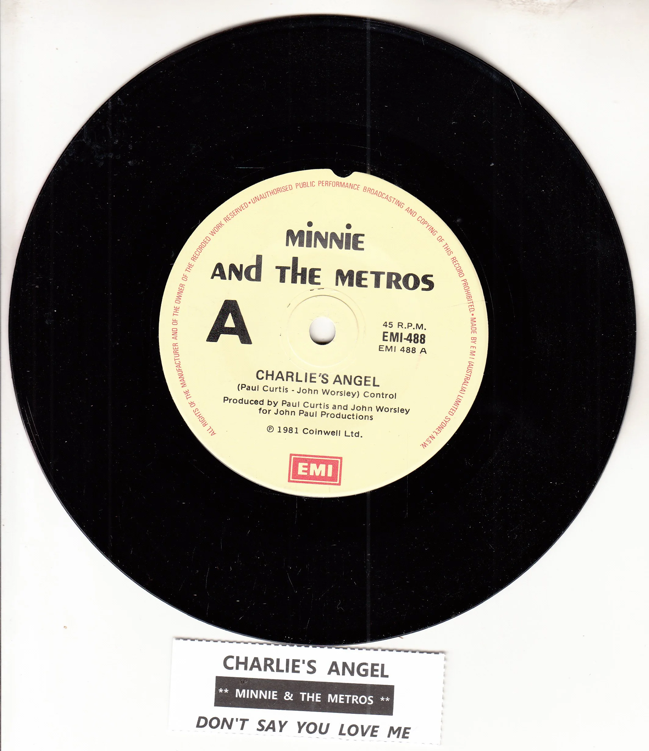 MINNIE AND THE METROS - Charlie's Angel
