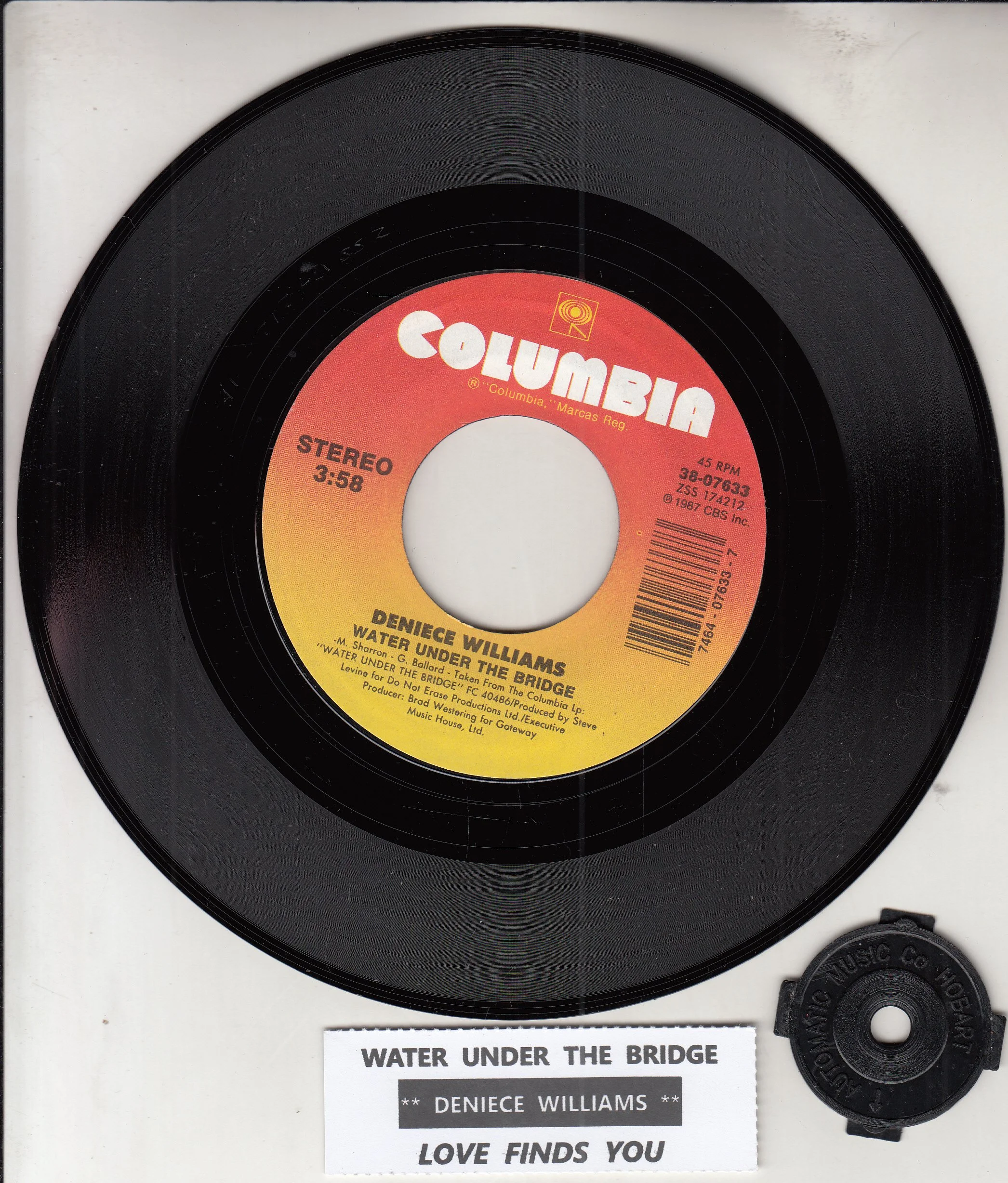 WILLIAMS, DENIECE - WATER UNDER THE BRIDGE