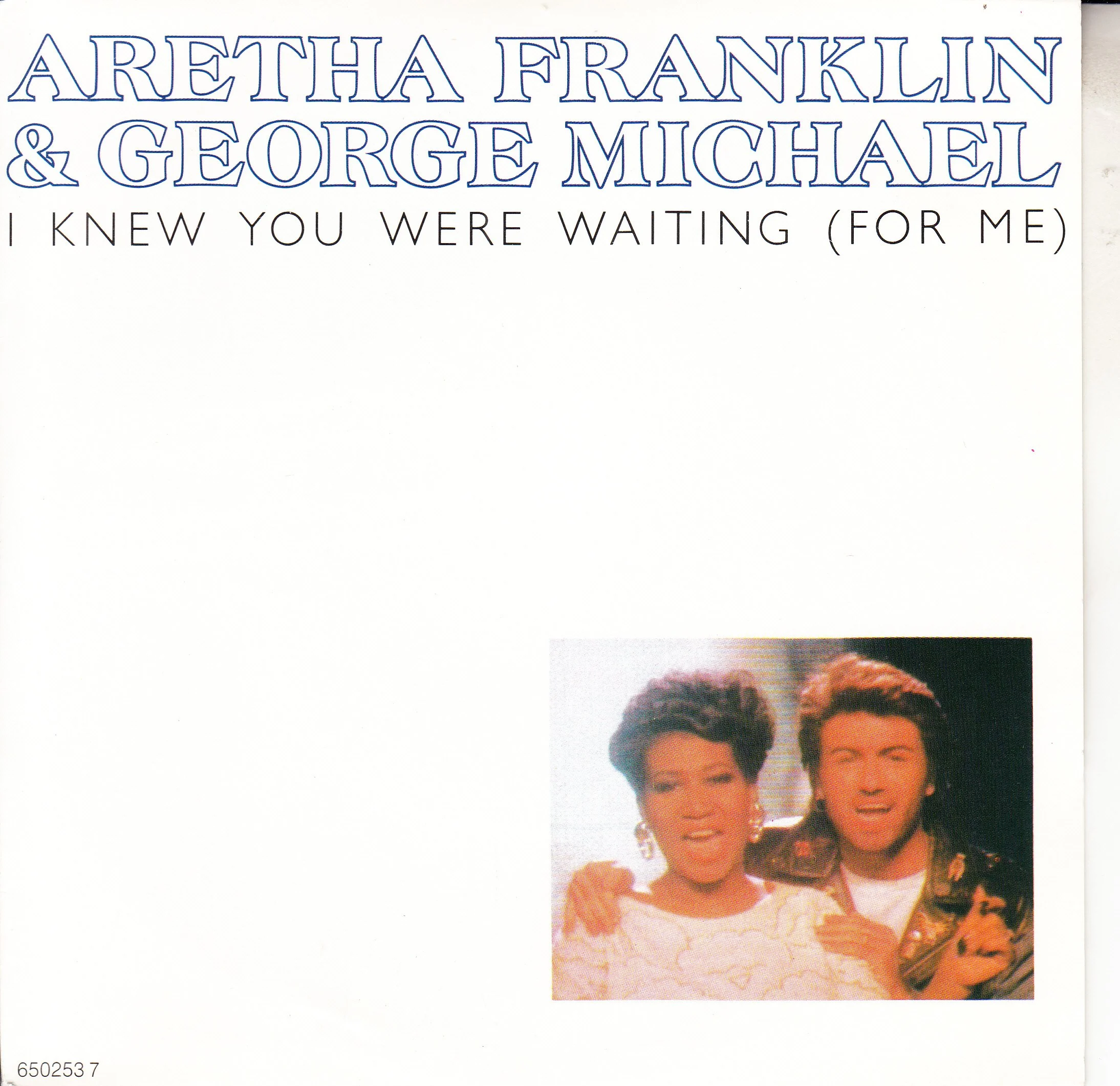 FRANKLIN, ARETHA & GEORGE MICHAEL - I KNEW YOU WERE WAITING FOR ME (PIC SLV)