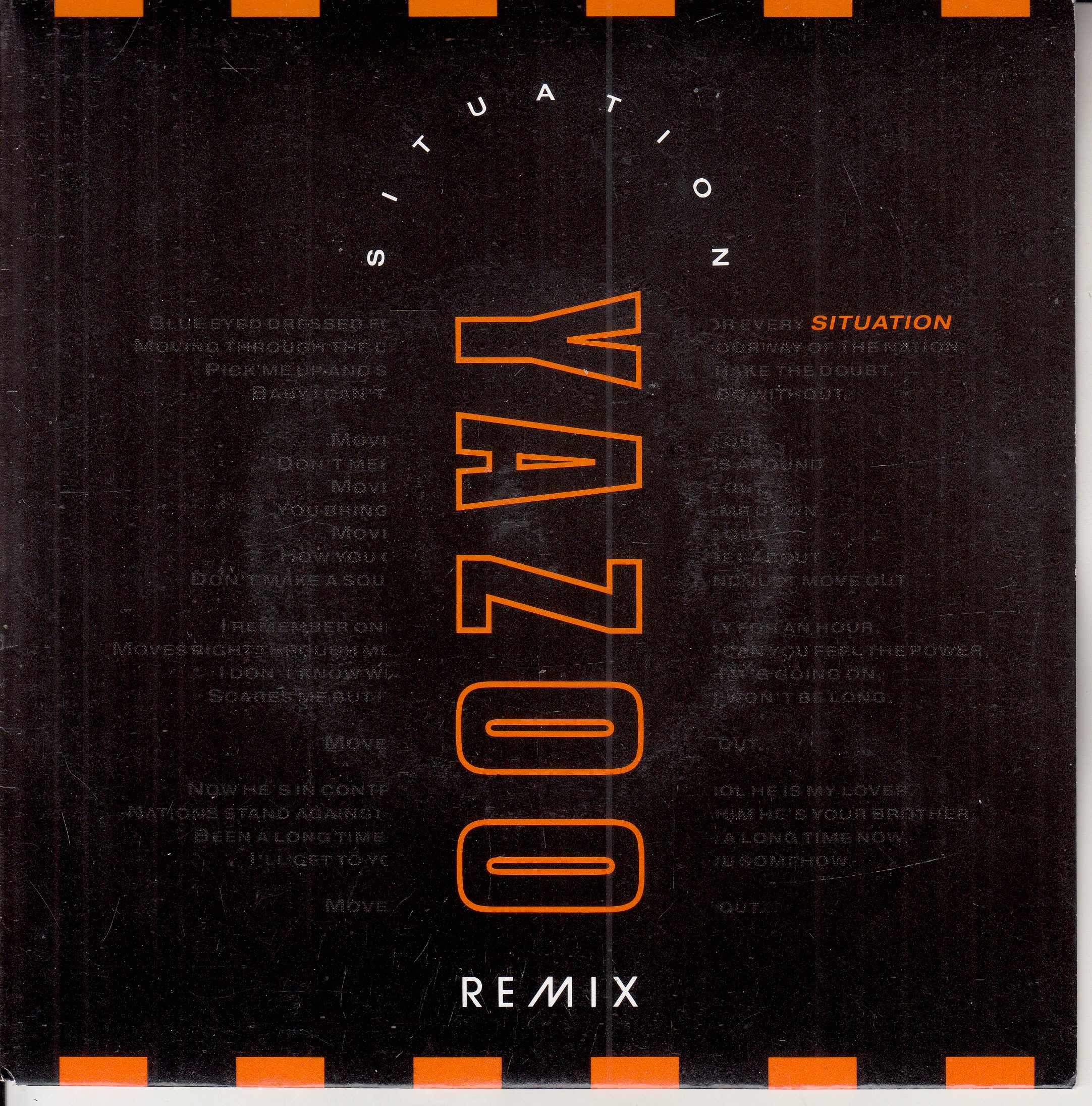 YAZOO - Situation (PICTURE SLEEVE)
