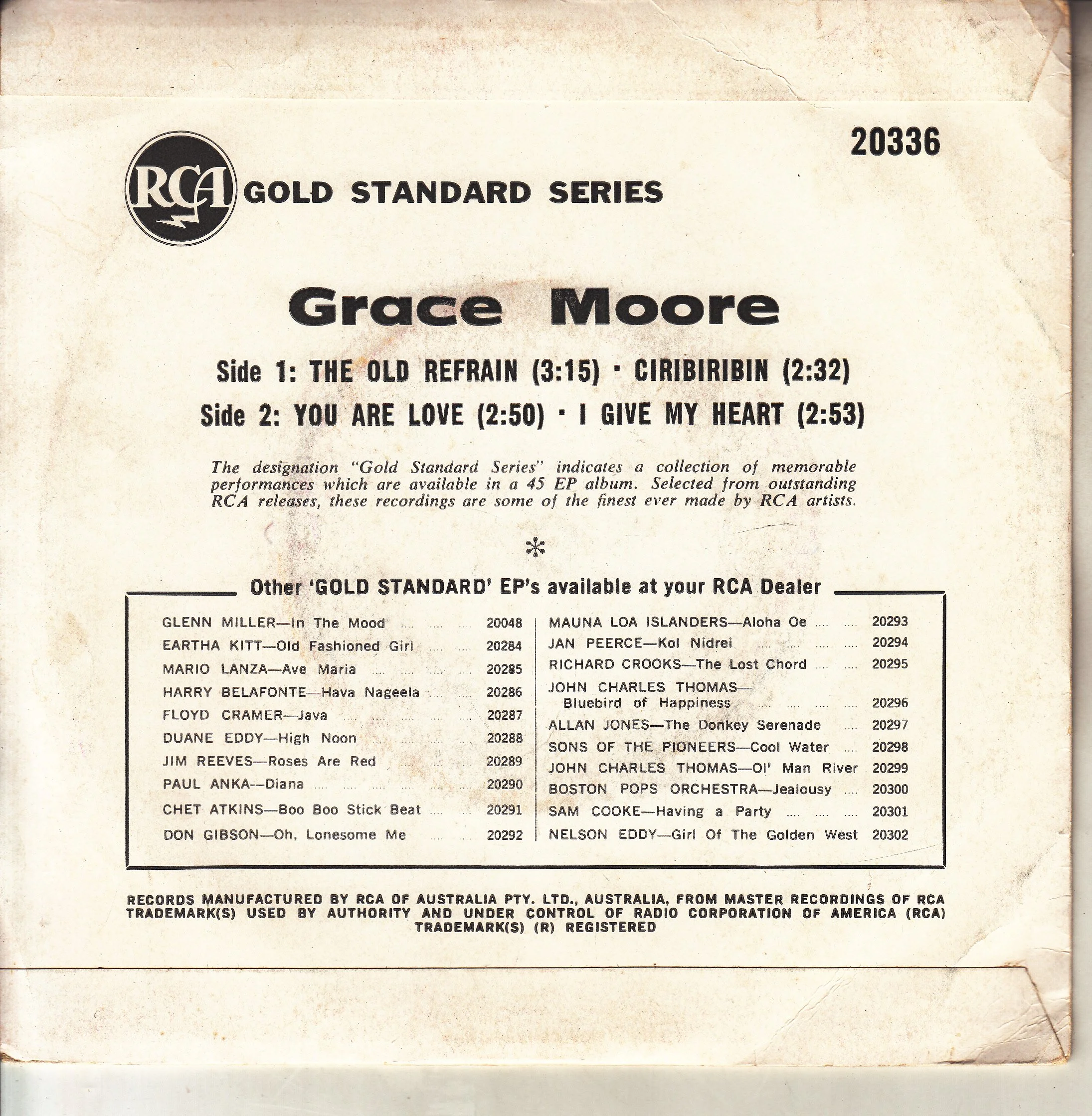 GRACE MOORE The old refrain PIC r.jpg