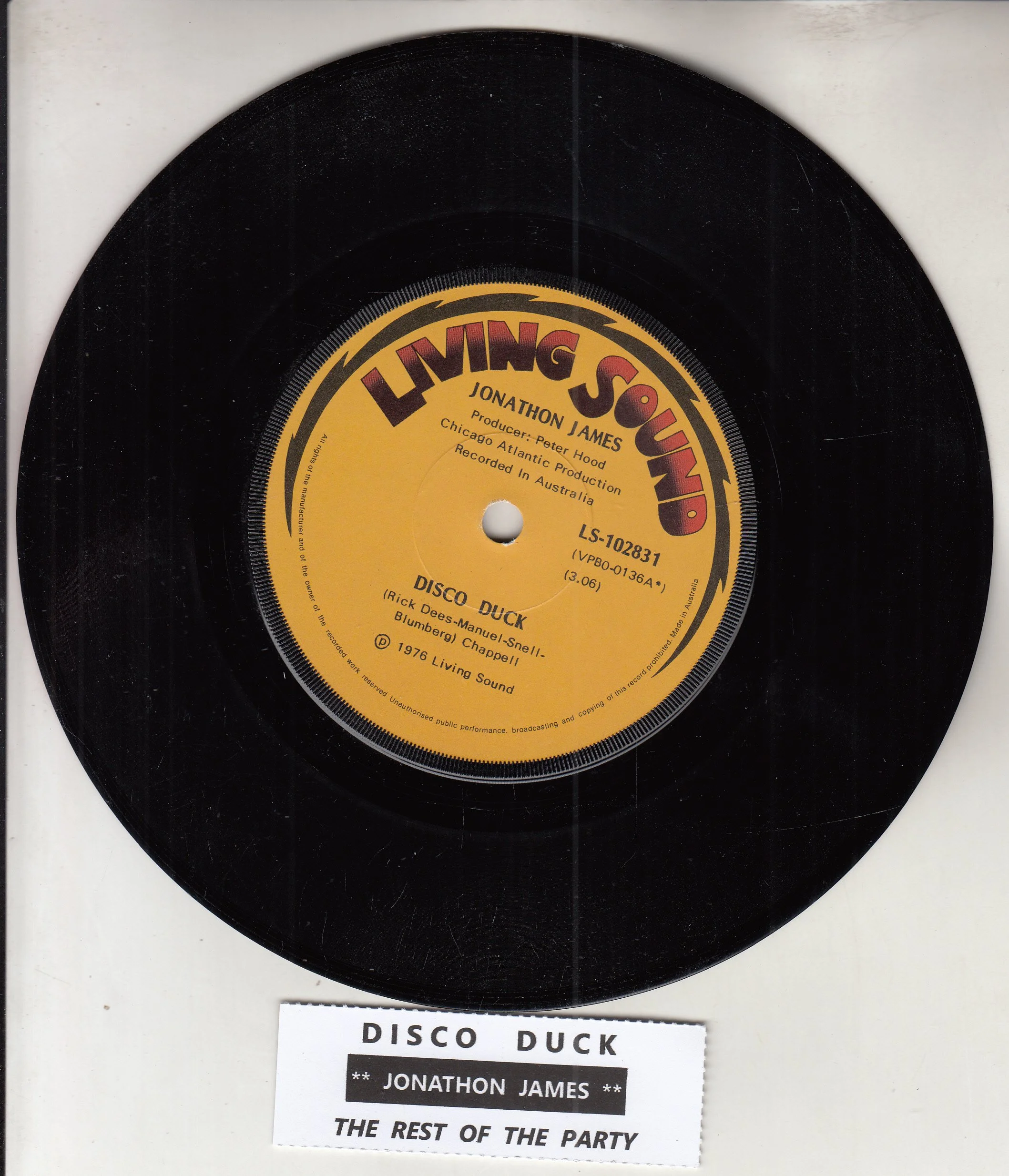 JONATHON JAMES - Disco Duck