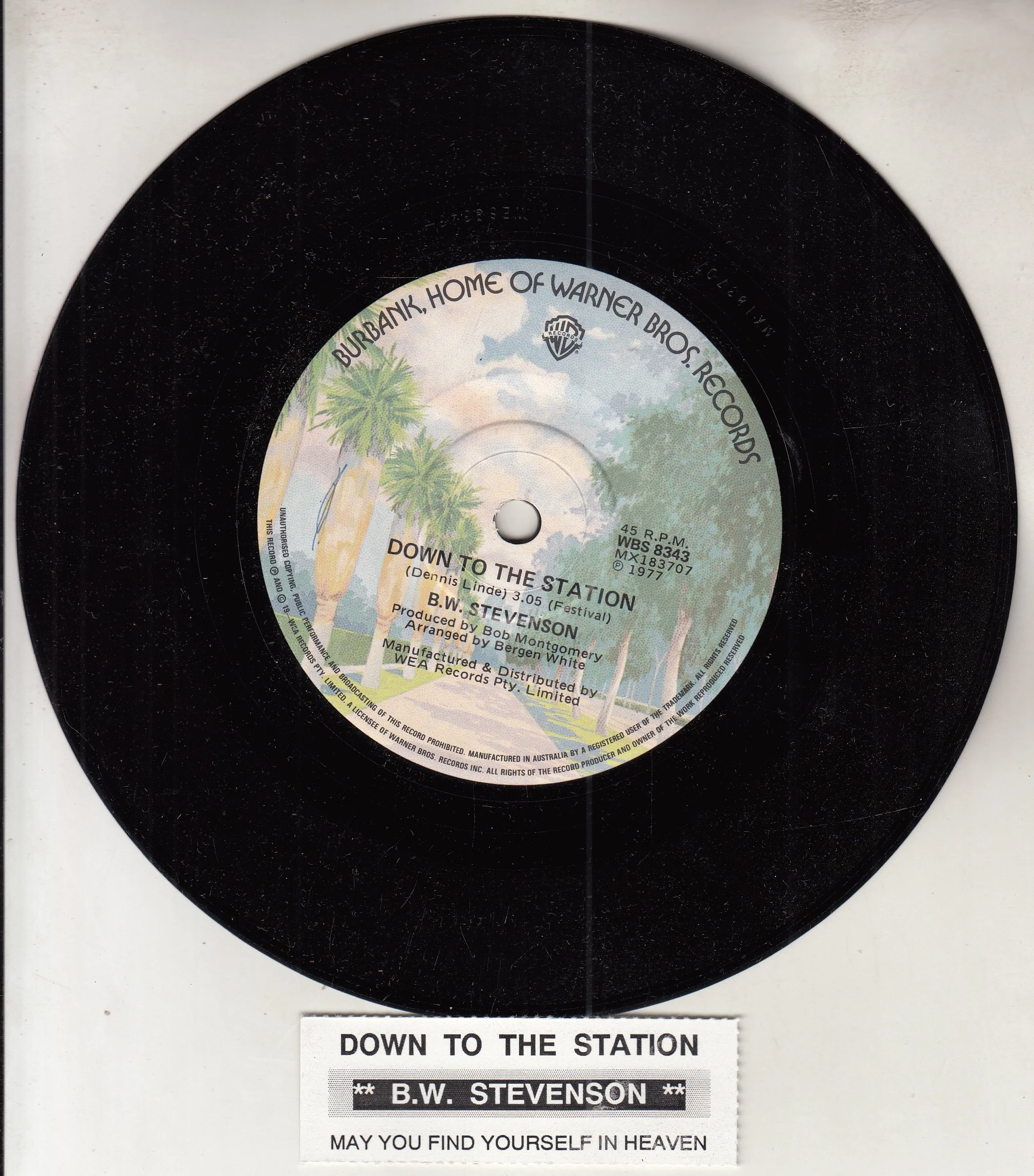 STEVENSON, B.W. - DOWN TO THE STATION