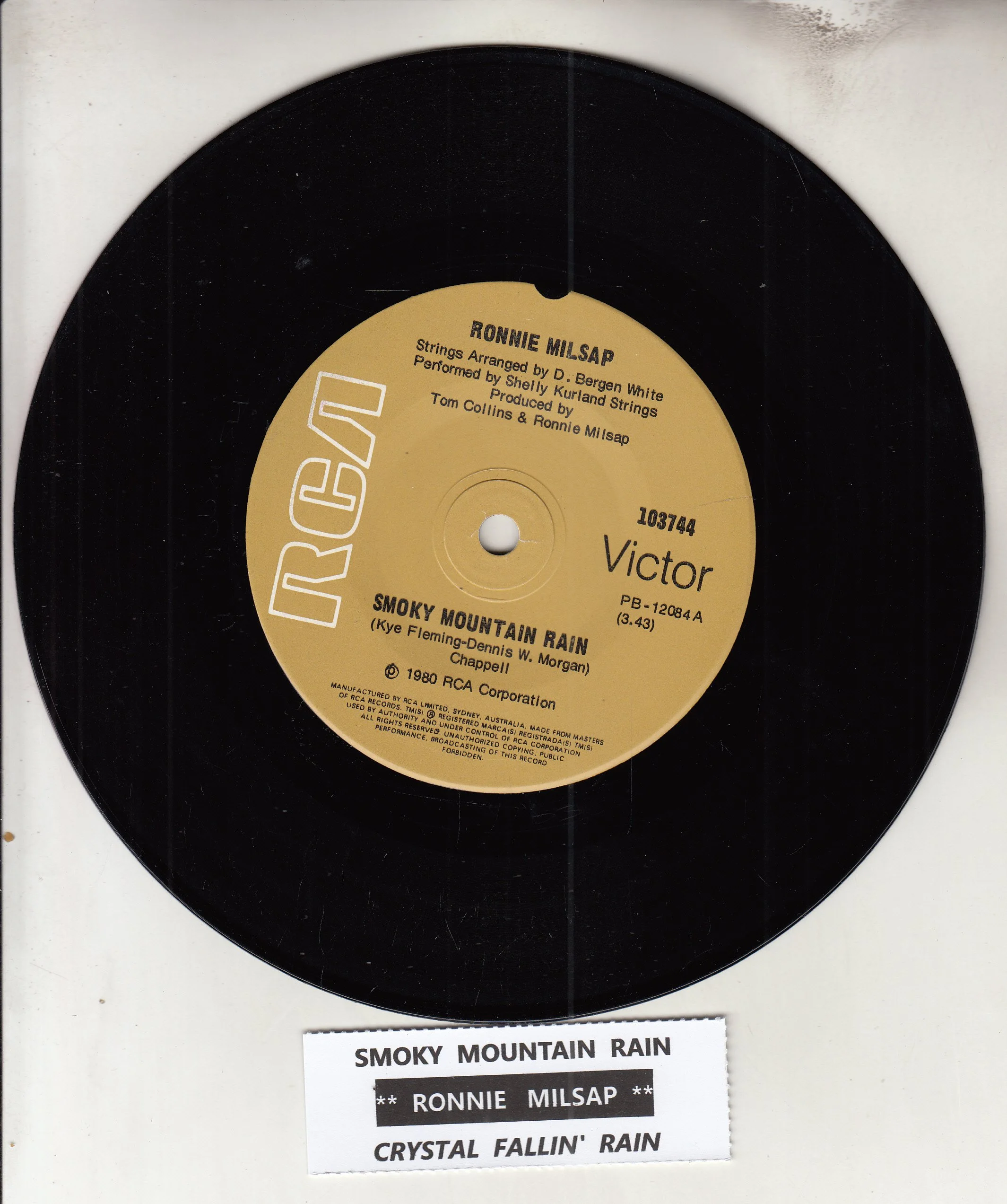 RONNIE MILSAP - Smoky Mountain Rain