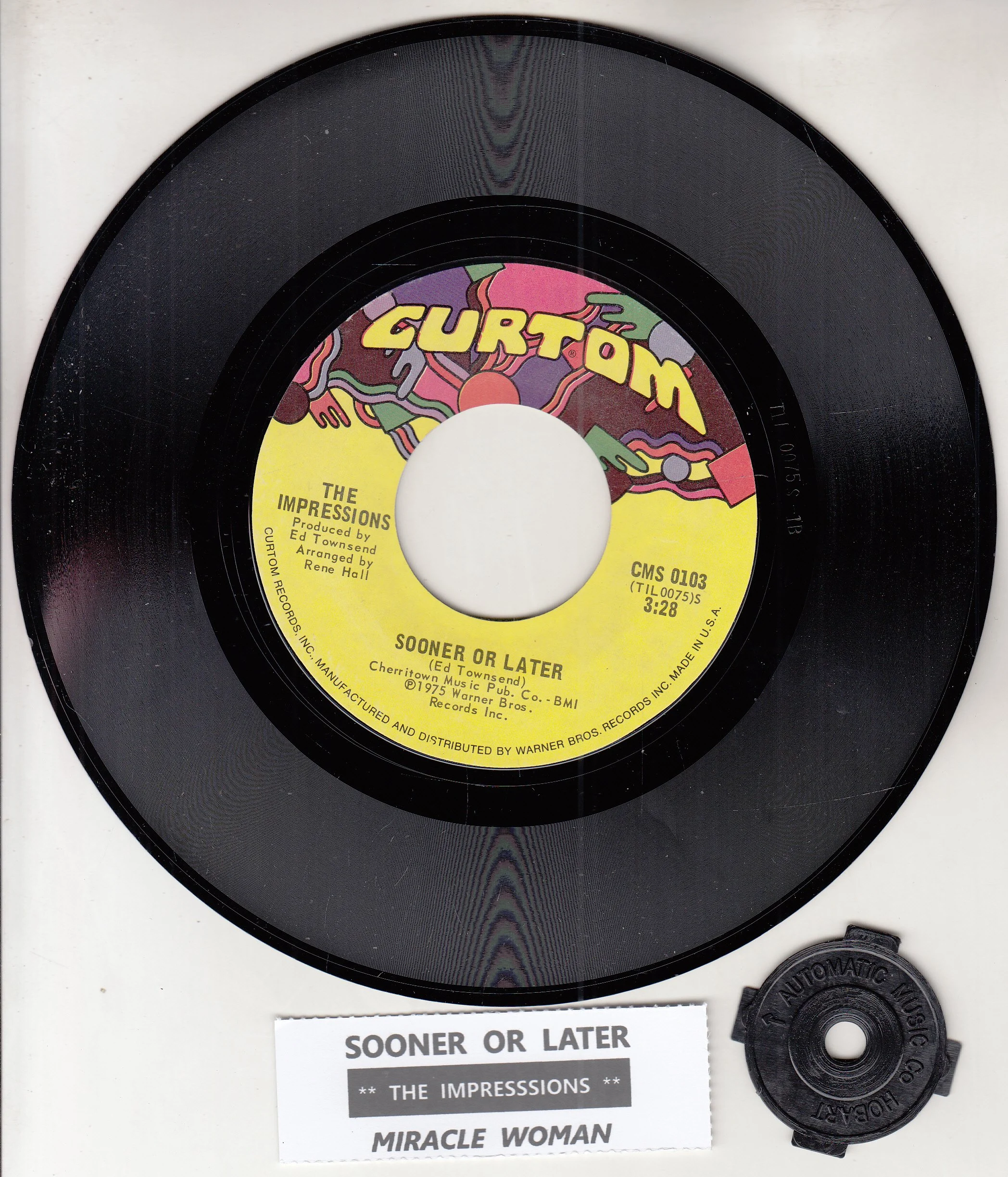 THE IMPRESSIONS - Sooner or later & Miracle Woman