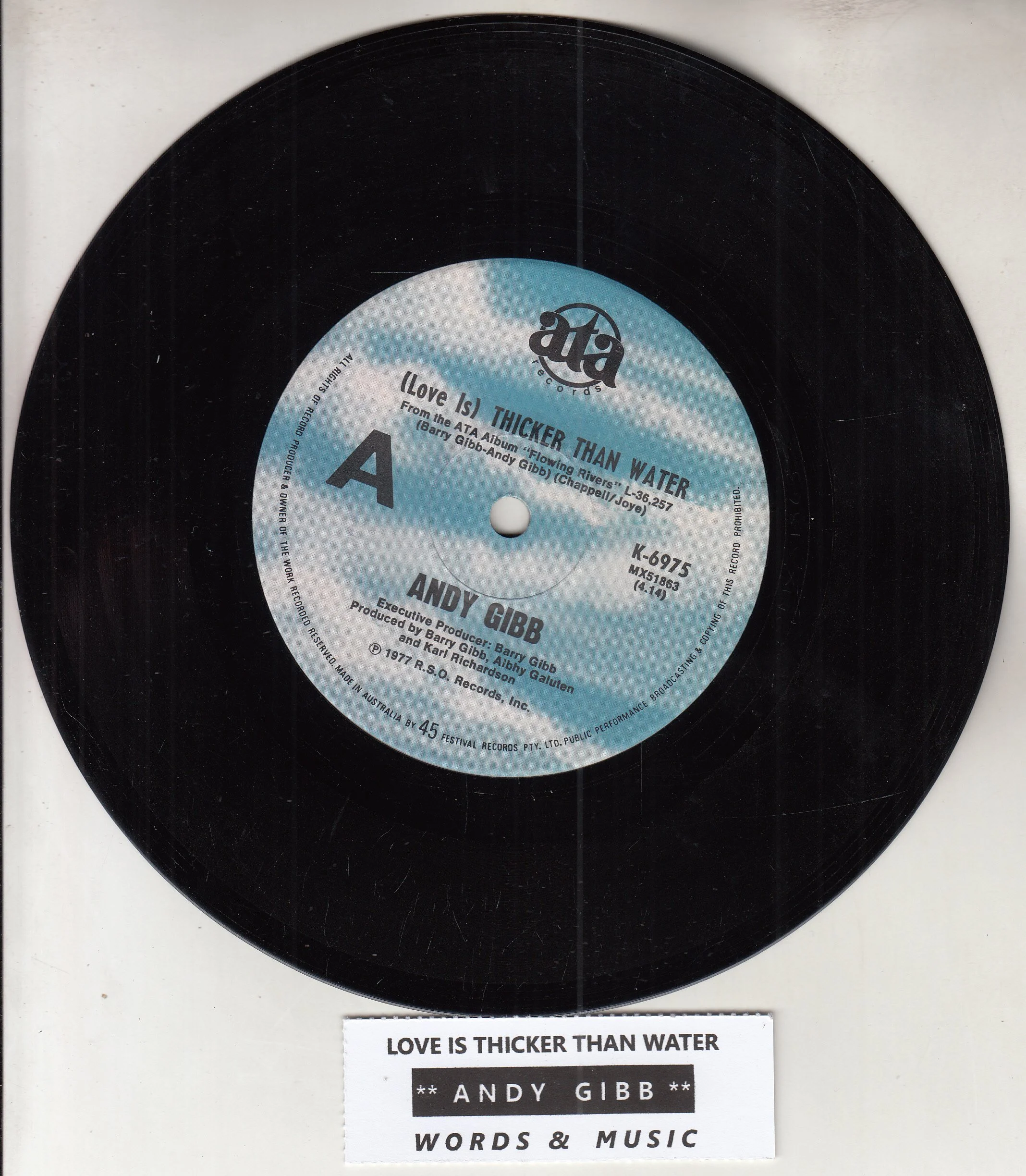 GIBB, ANDY - (Love Is) Thicker Than Water