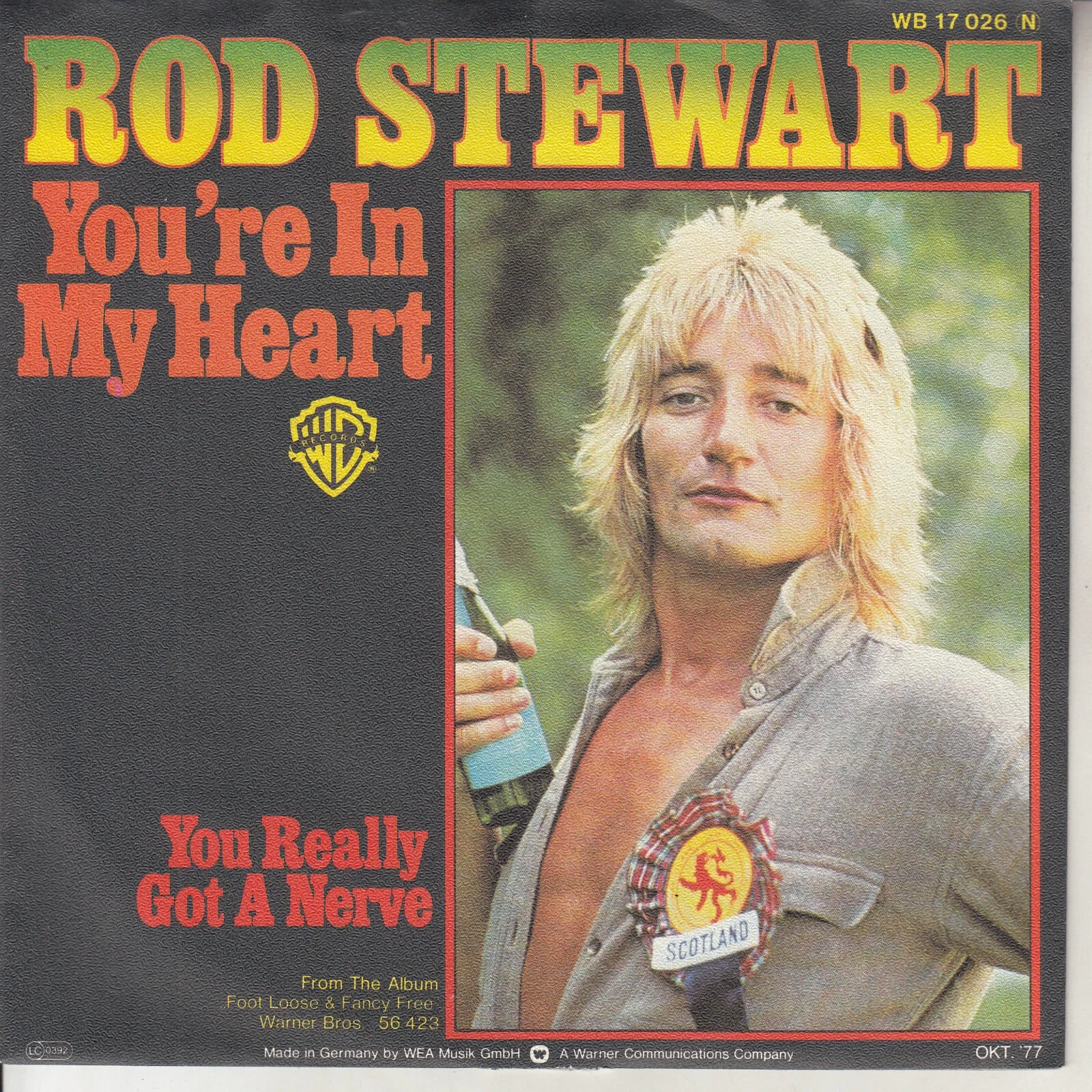 STEWART, ROD - YOU'RE IN MY HEART (PIC SLV; GERMANY)