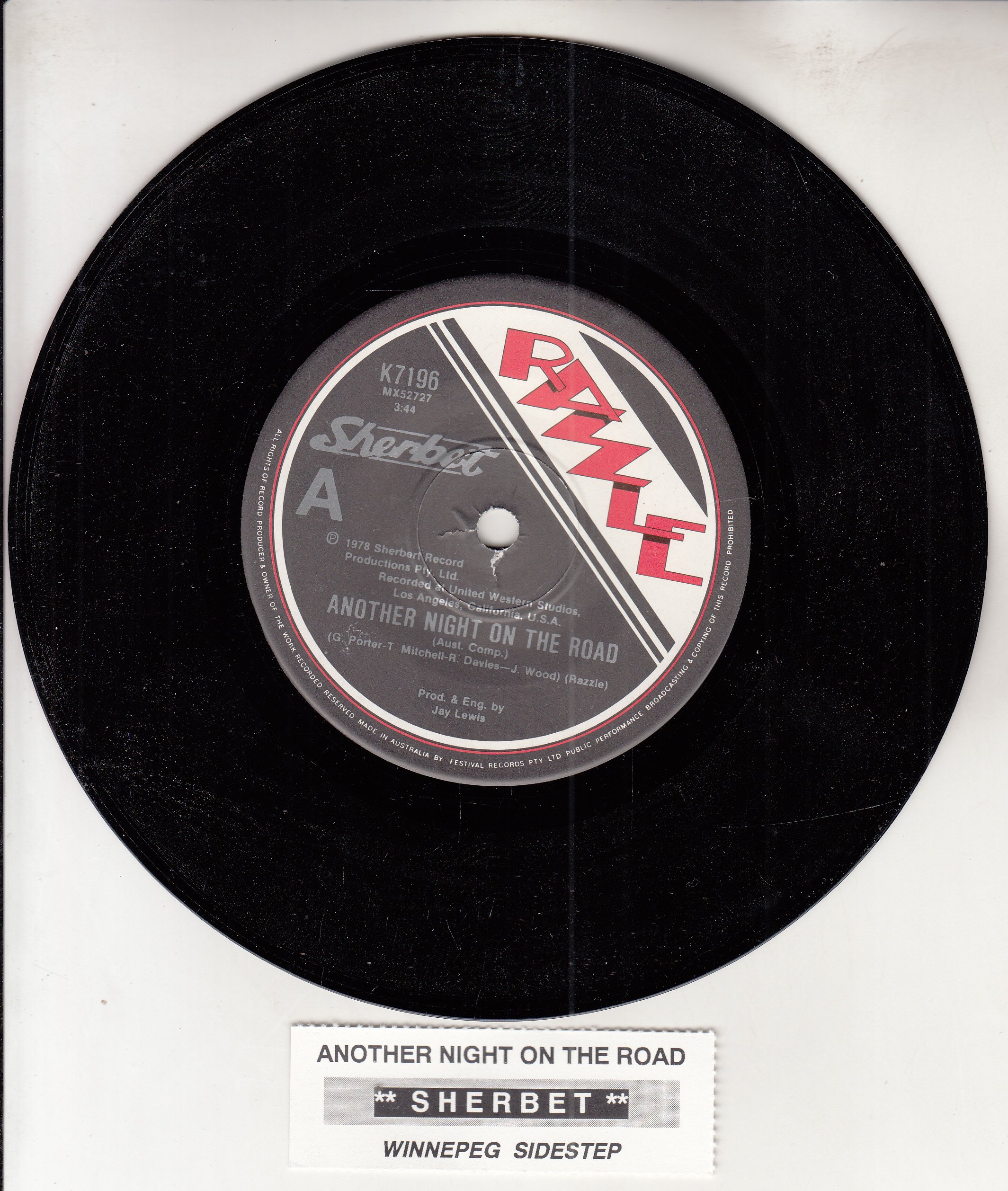 SHERBET - ANOTHER NIGHT ON THE ROAD