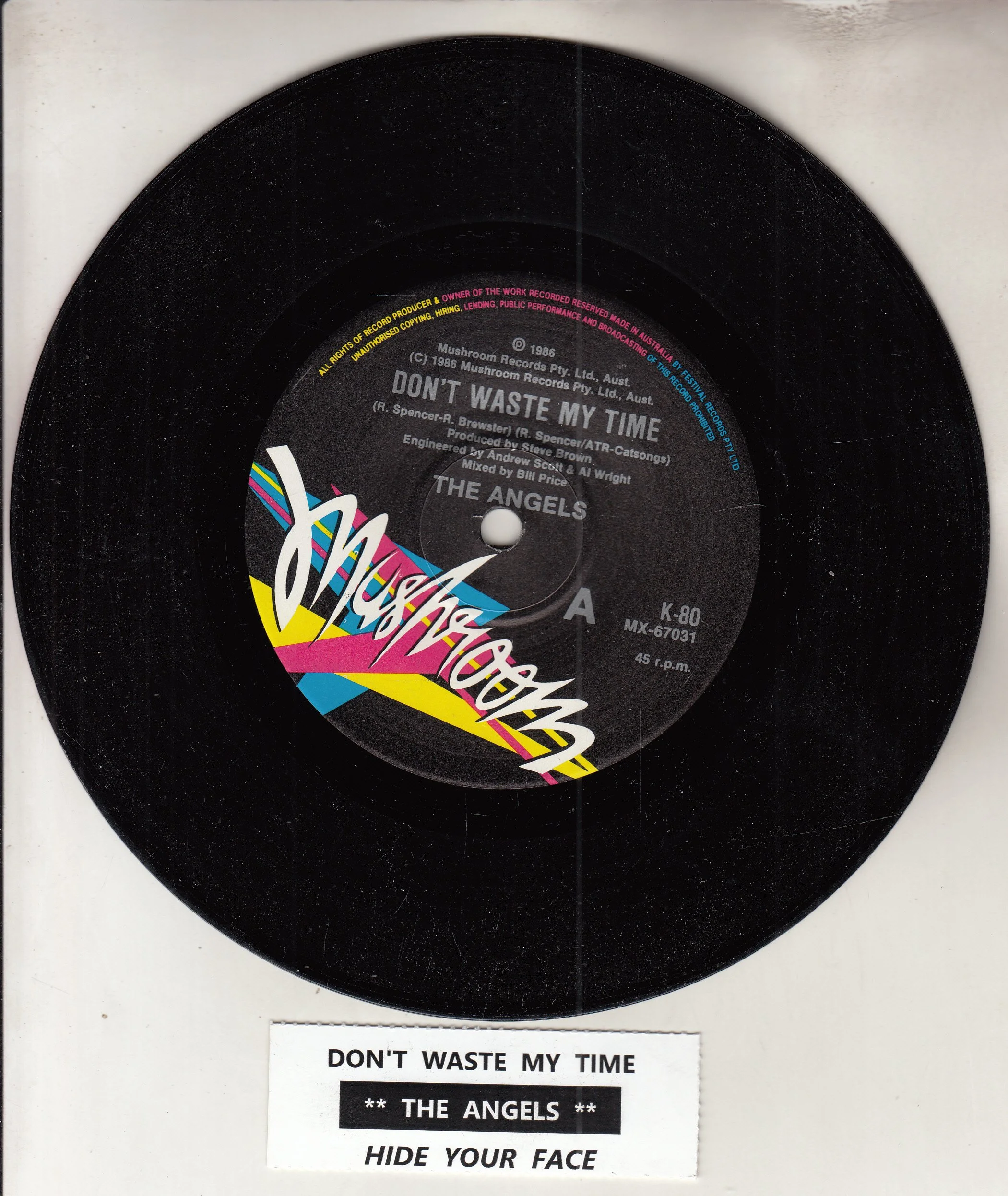 THE ANGELS Don't waste my time PIC rec.jpg