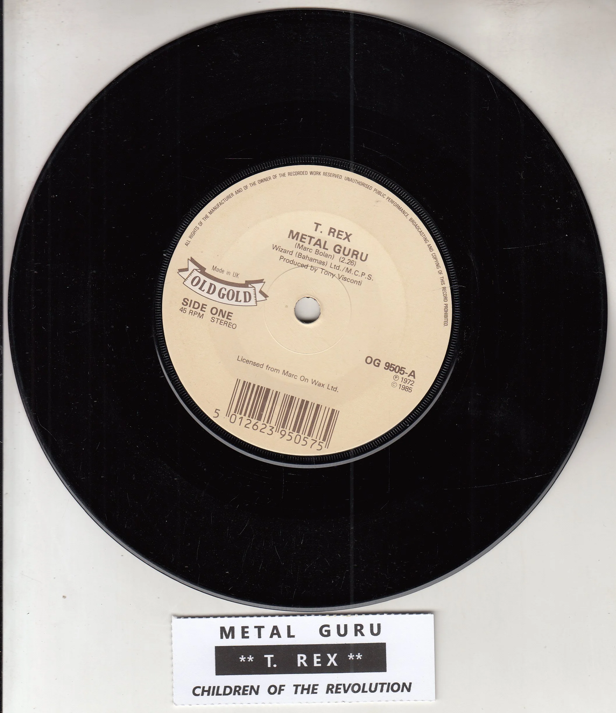 T. REX - Metal Guru & Children of the revolution