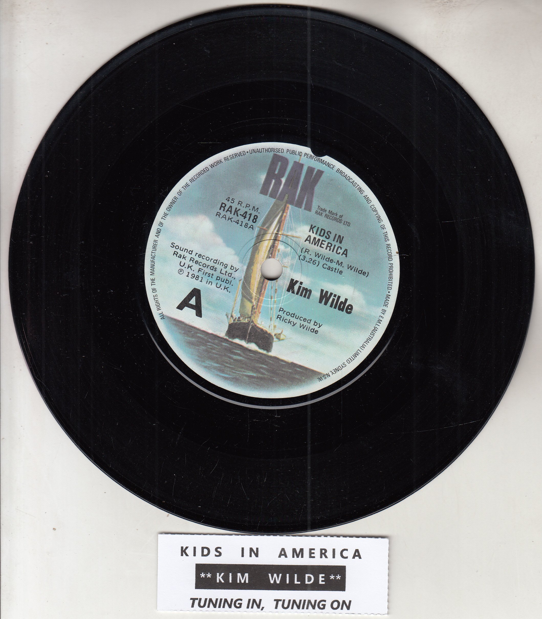 KIM WILDE - Kids In America