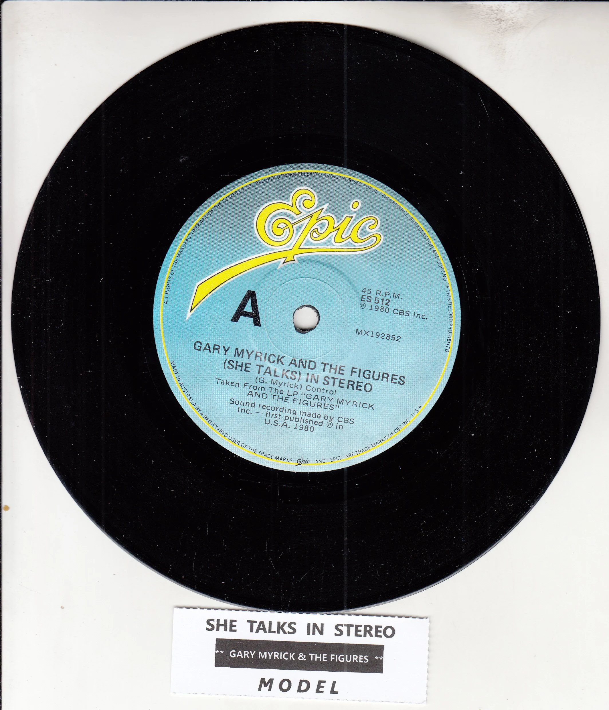 MYRICK, GARY - SHE TALKS IN STEREO