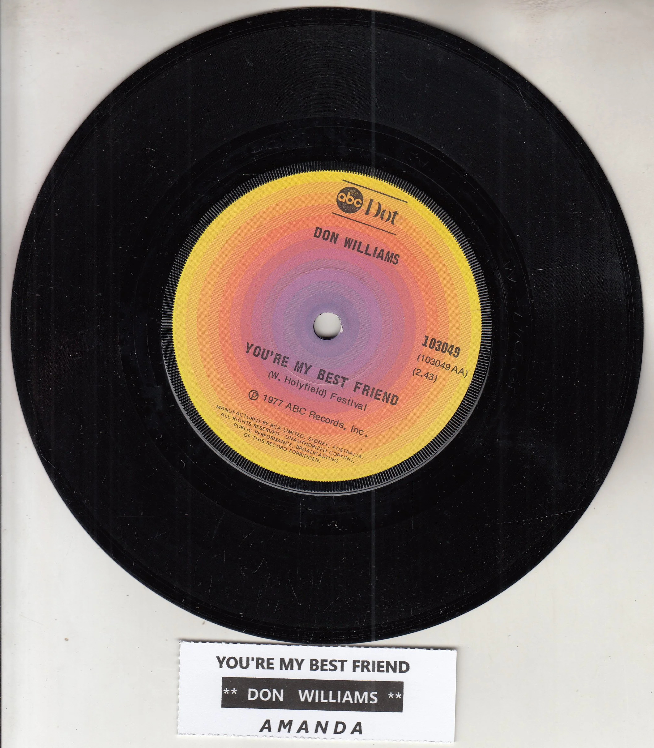 DON WILLIAMS - You're My Best Friend