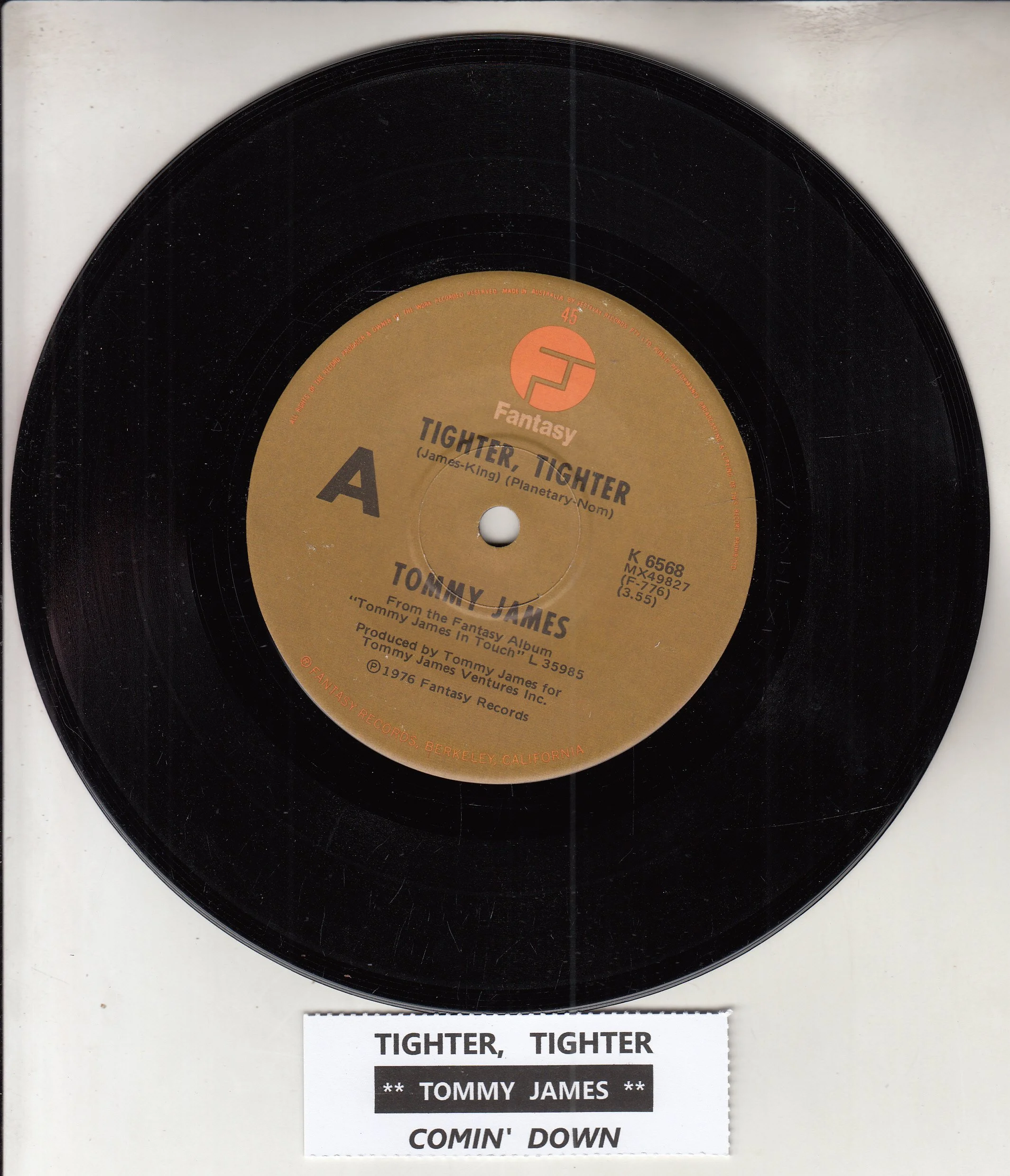 TOMMY JAMES Tighter, tighter.jpg