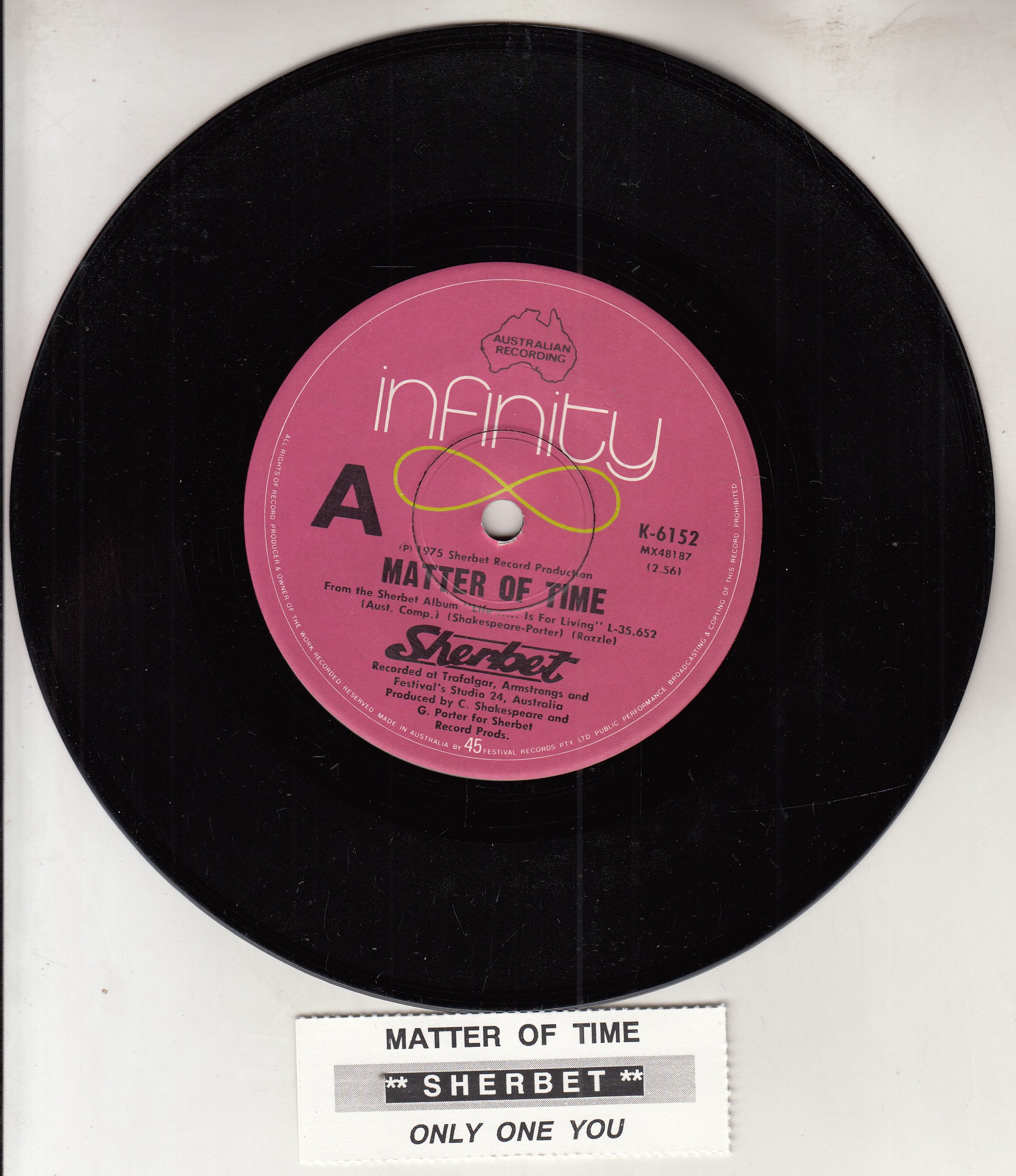 SHERBET - MATTER OF TIME