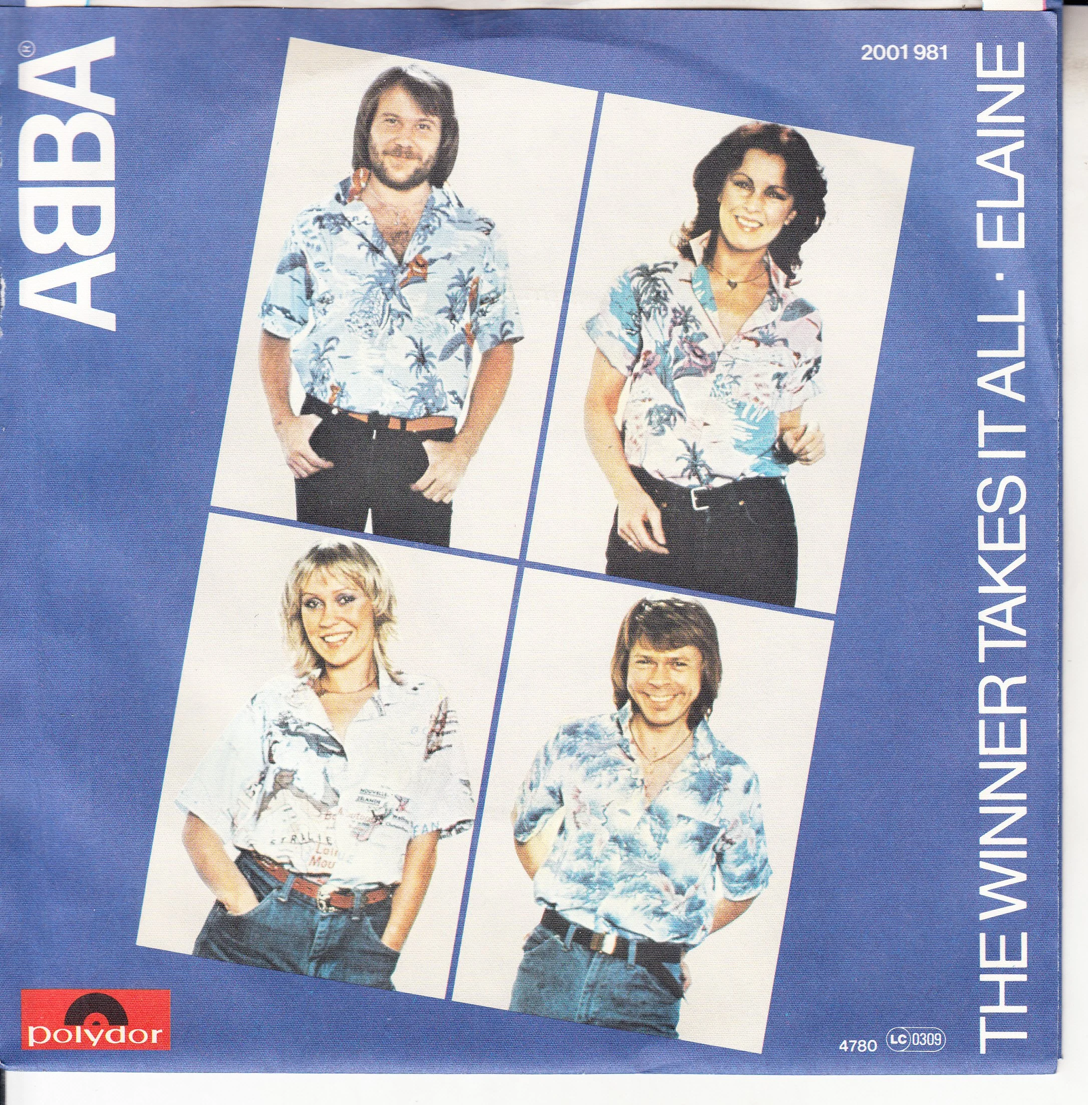 ABBA - THE WINNER TAKES IT ALL  (PIX. SLV.) (PIC SLV)