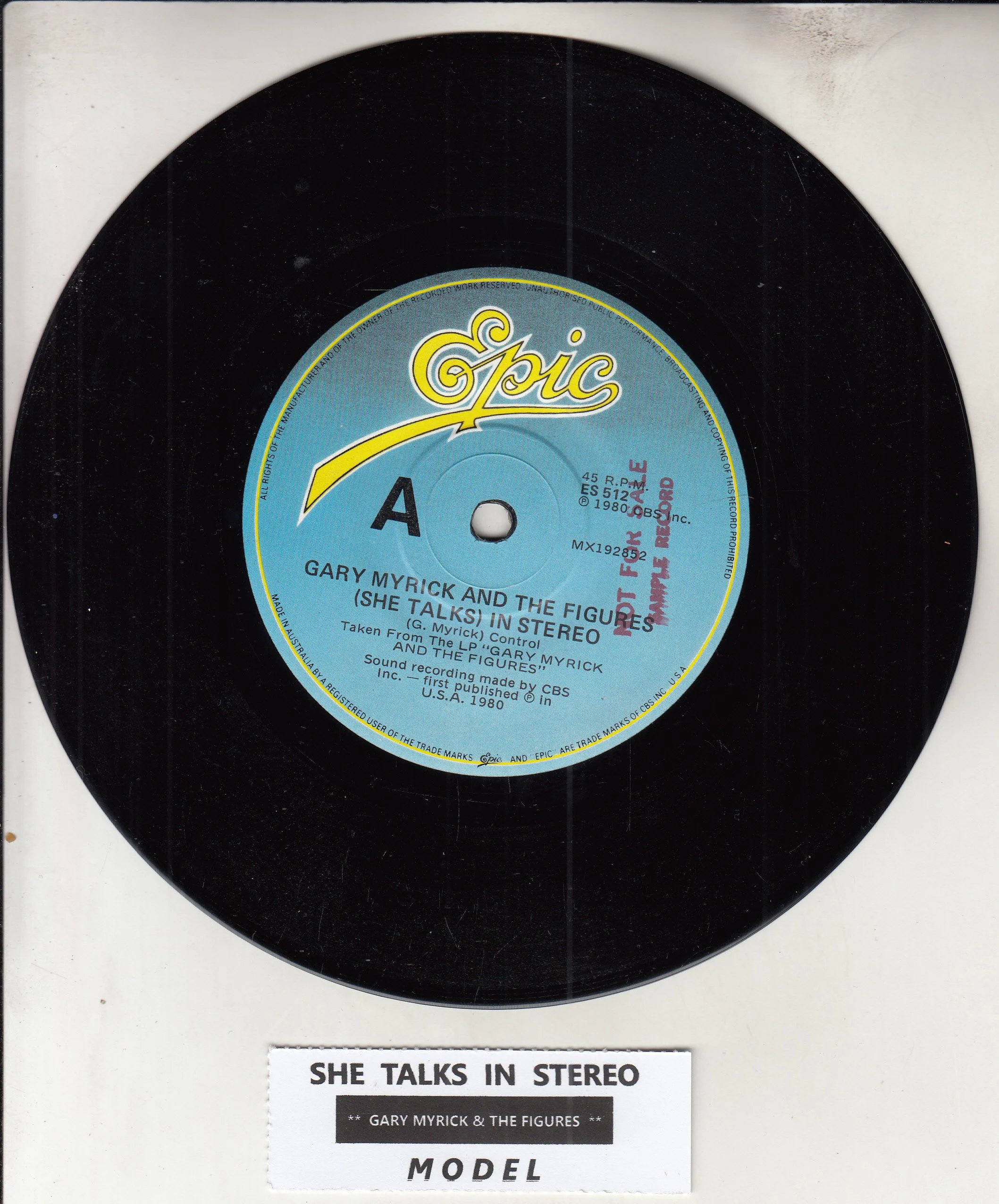 MYRICK, GARY - SHE TALKS IN STEREO (PROMO)