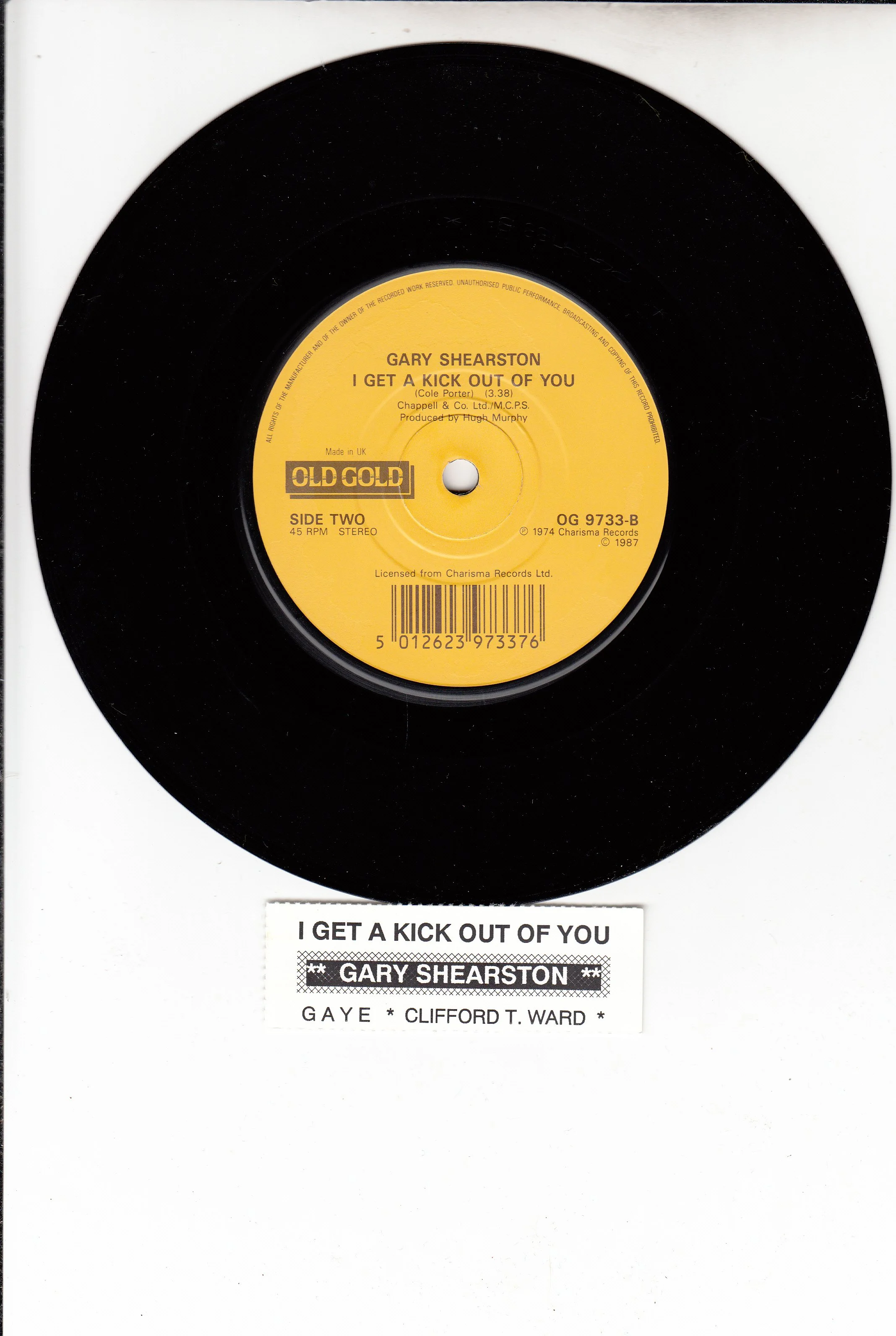 SHEARSTON, GARY - I GET A KICK OUT OF YOU