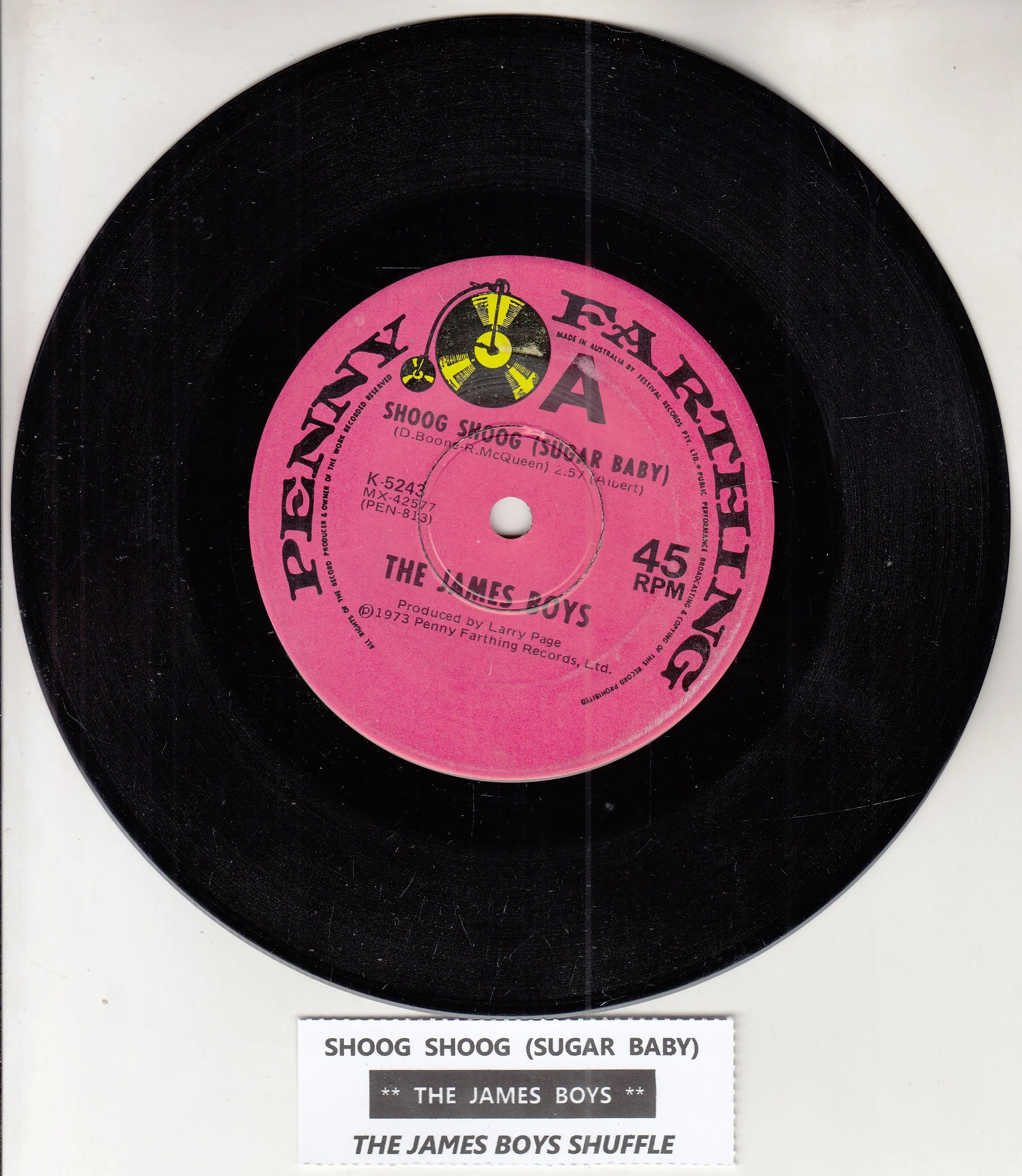 THE JAMES BOYS - Shoog shoog (Sugar baby)