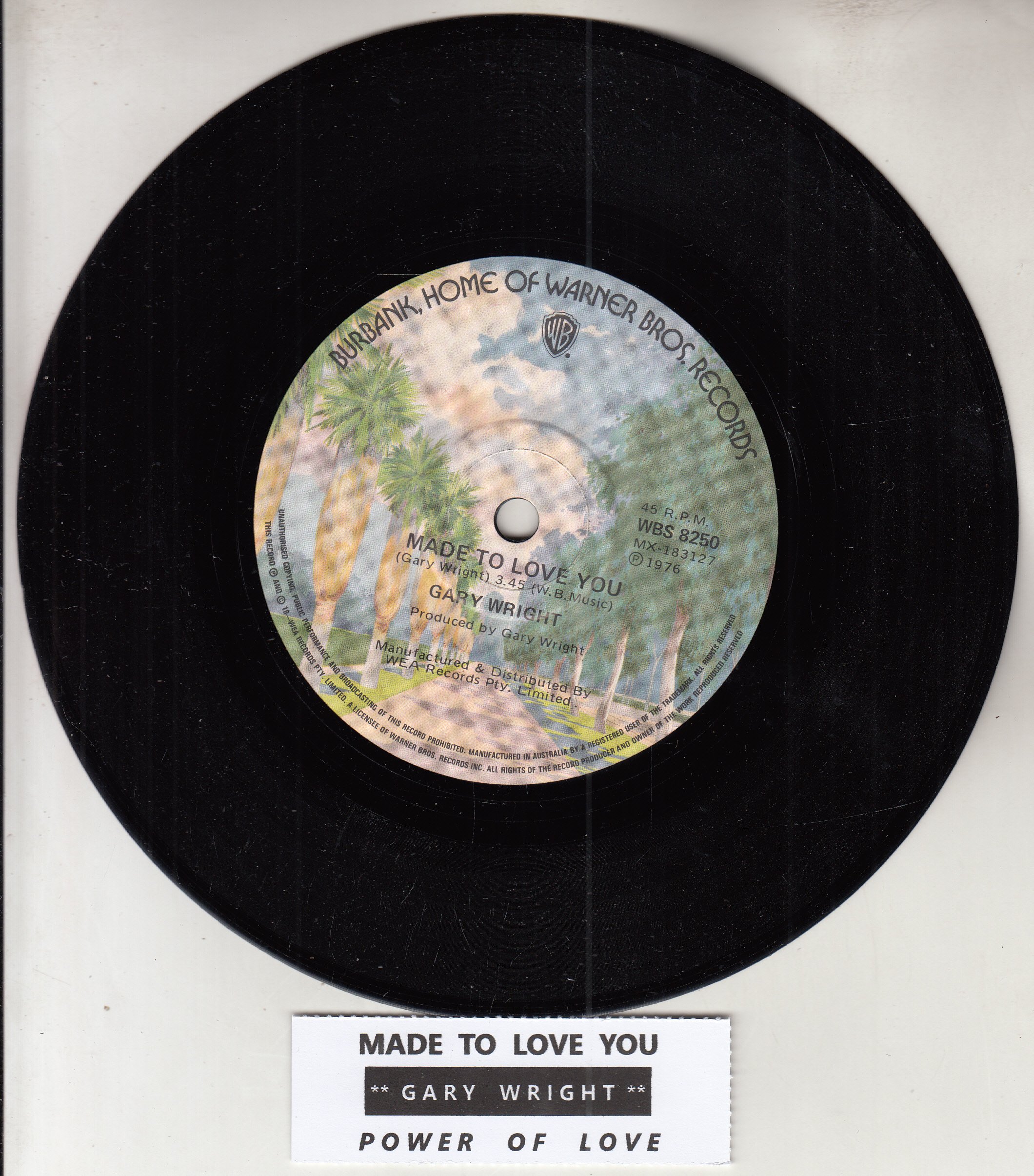 GARY WRIGHT - Made to love you