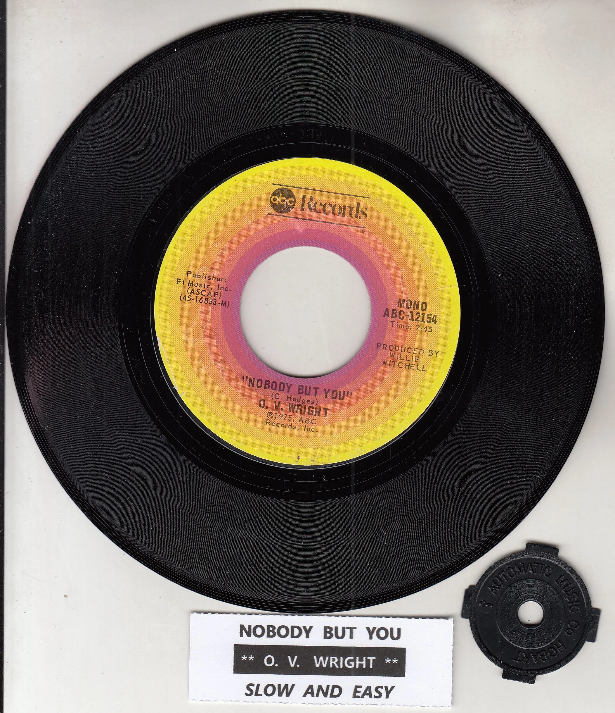 O.V. WRIGHT - Nobody but you