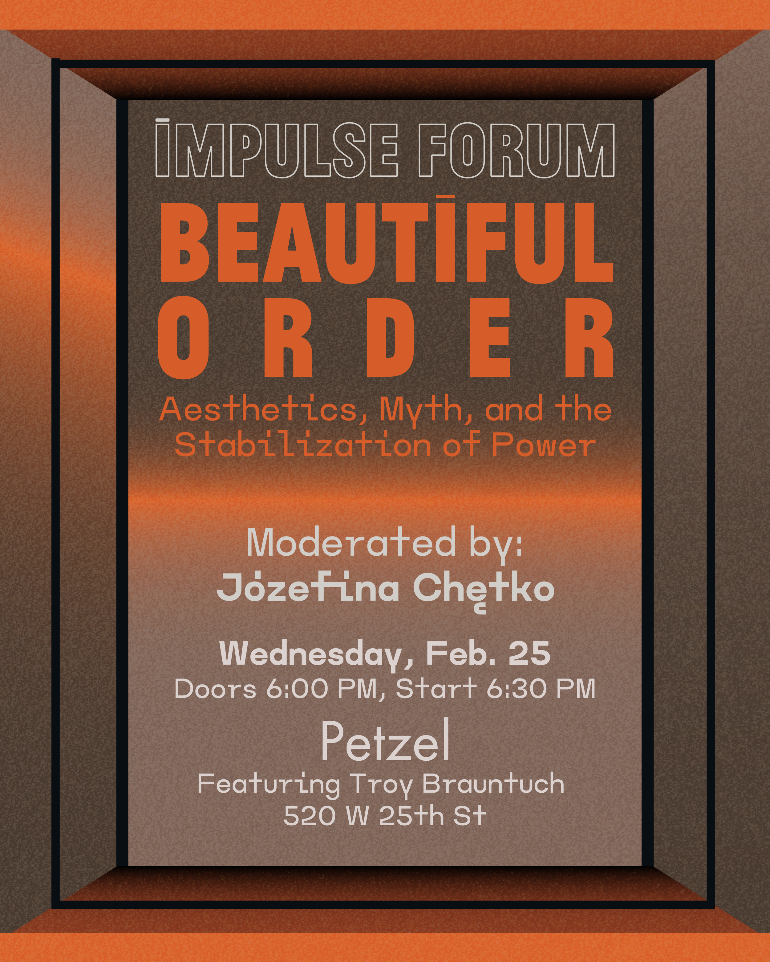 IMPULSE Forum: Beautiful Order
