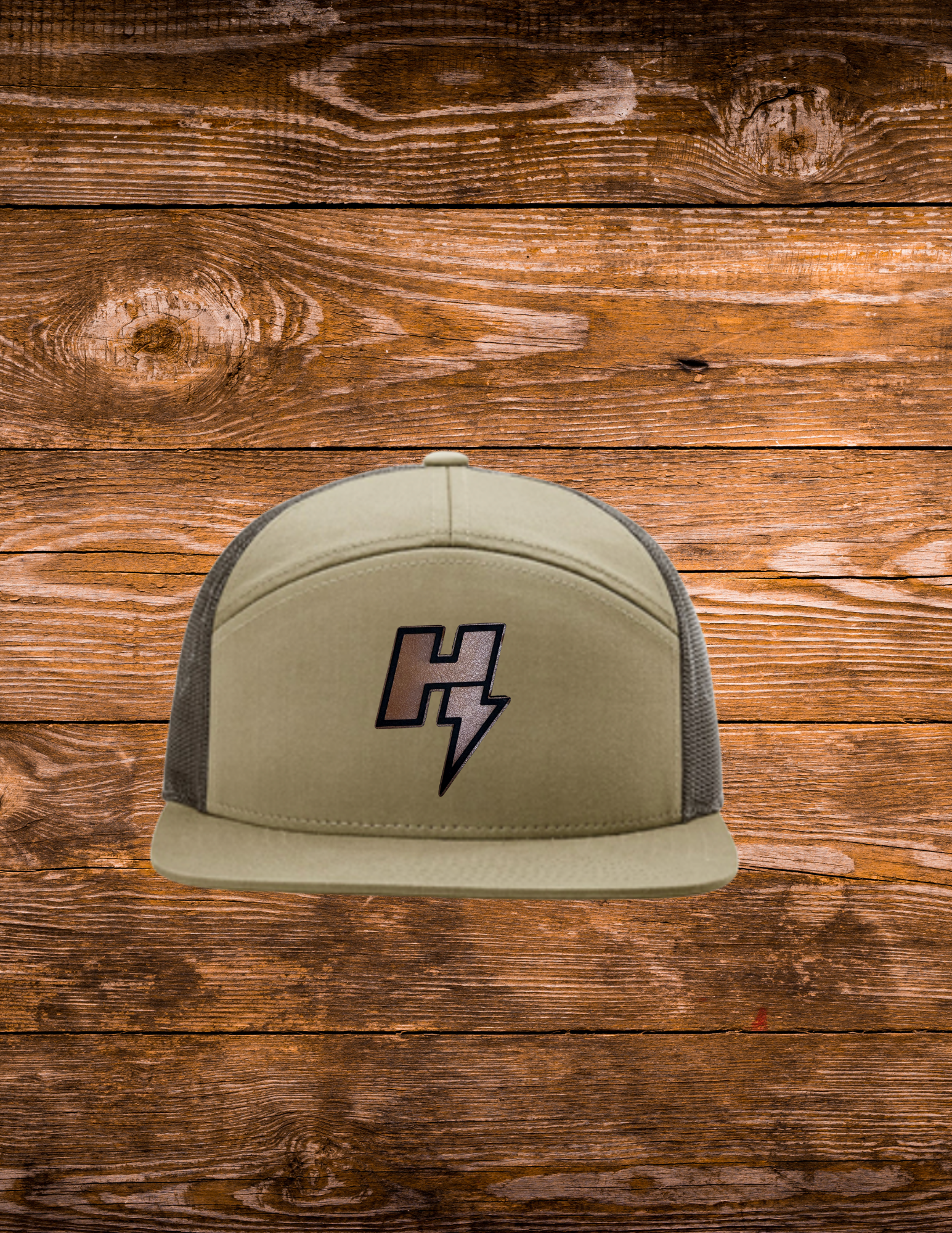 Flashes Leather patch  Hat