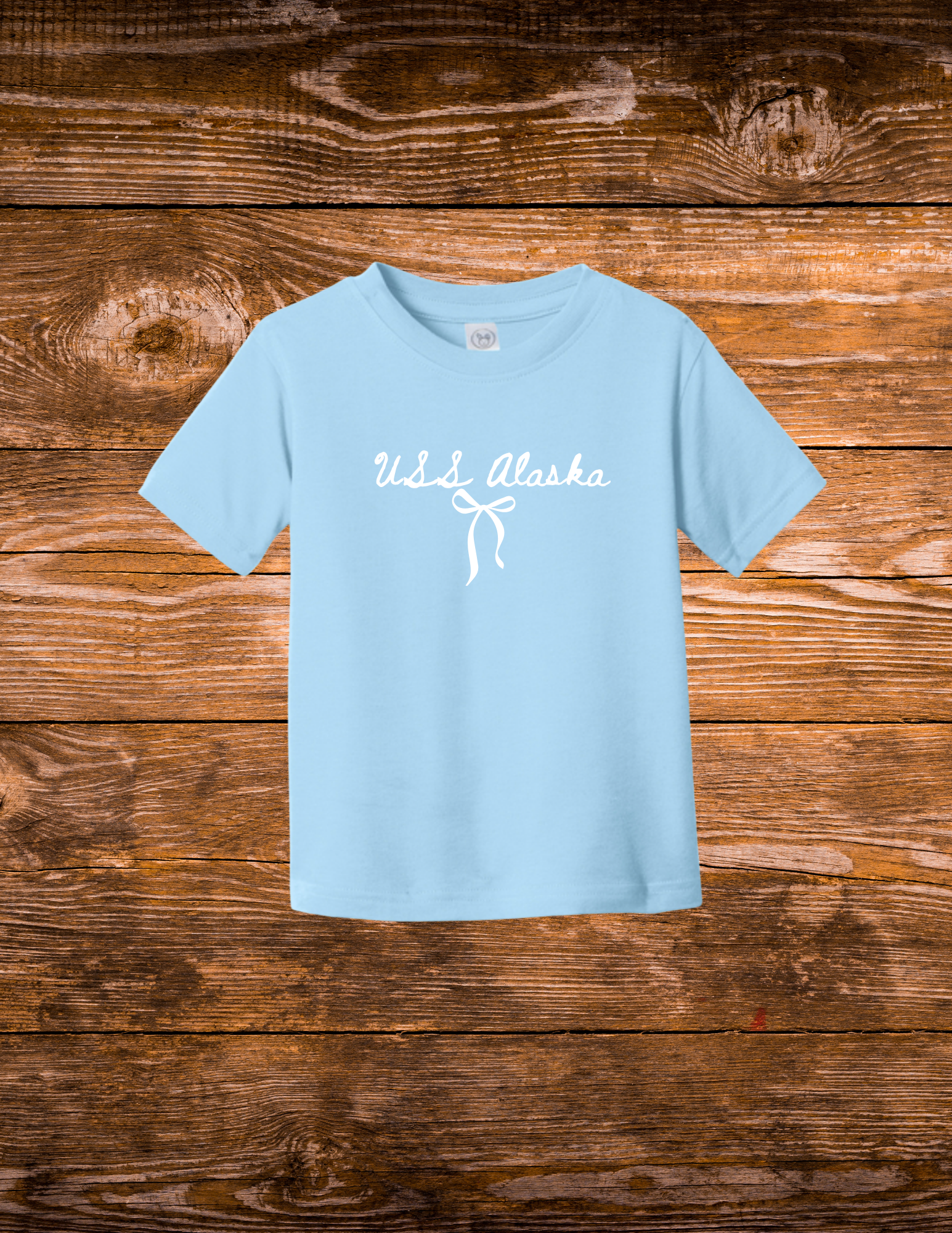 USS Alaska bow T-shirt youth