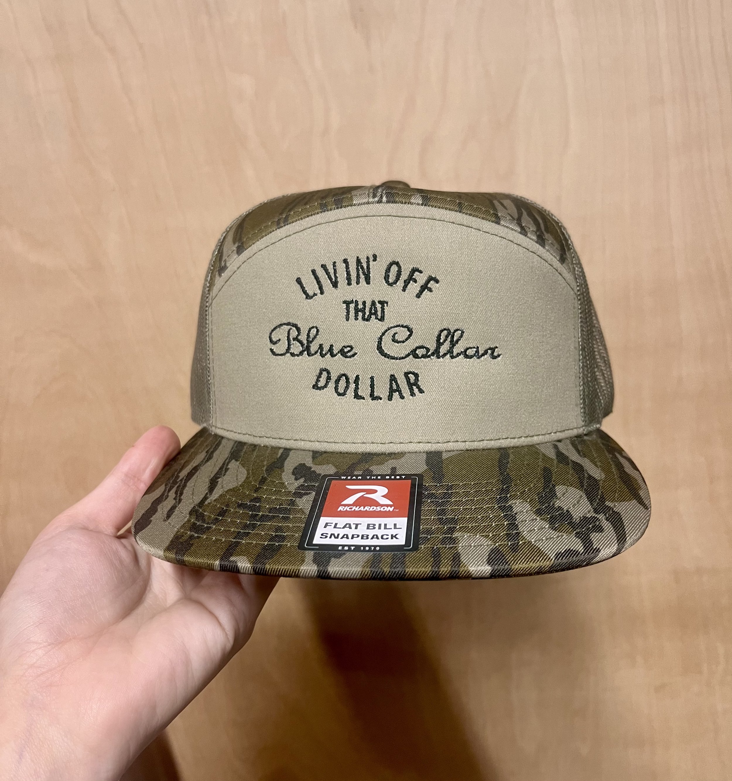 Living on that Blue Collar Dollar Hat