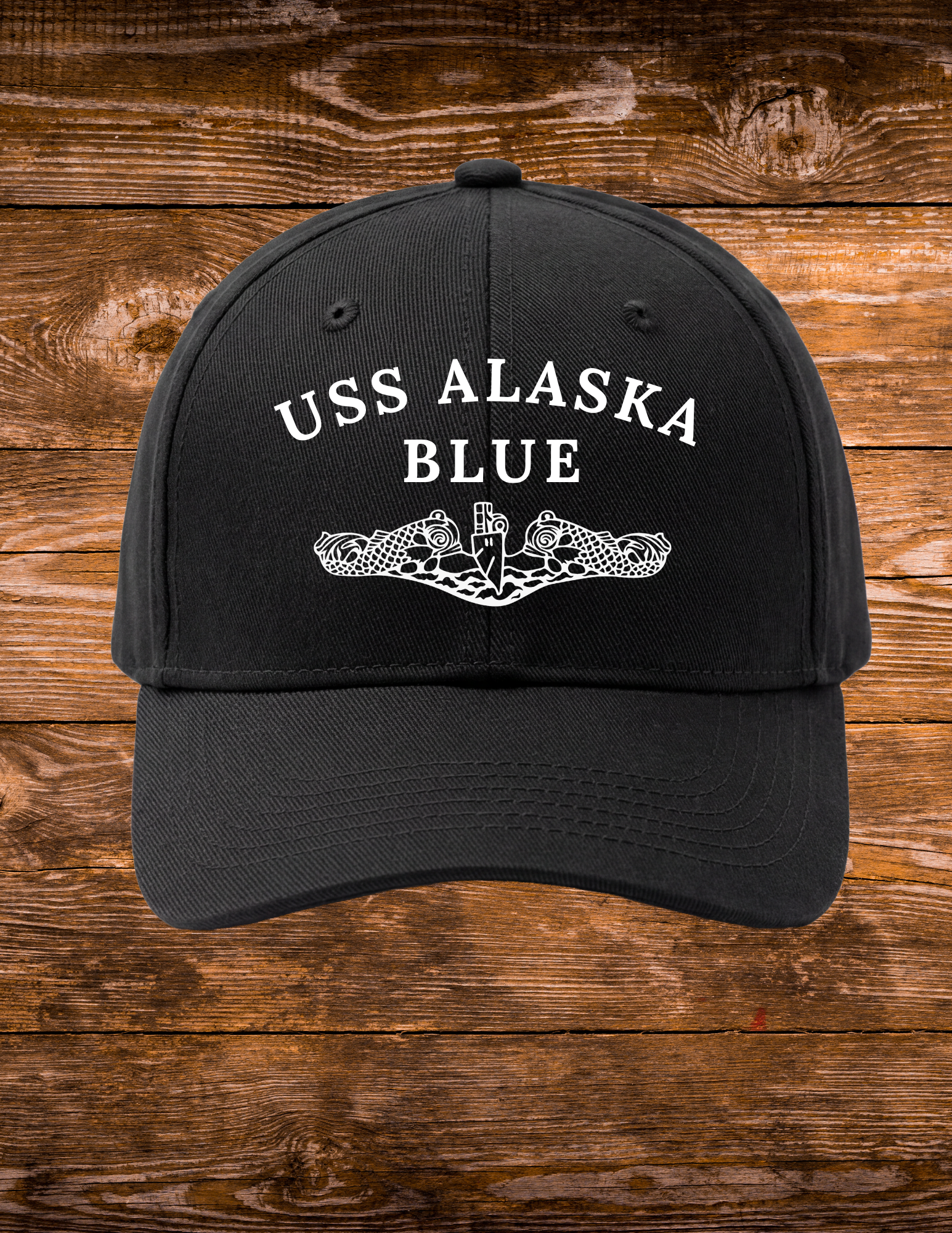 Embroidered USS ALASKA BLUE hat