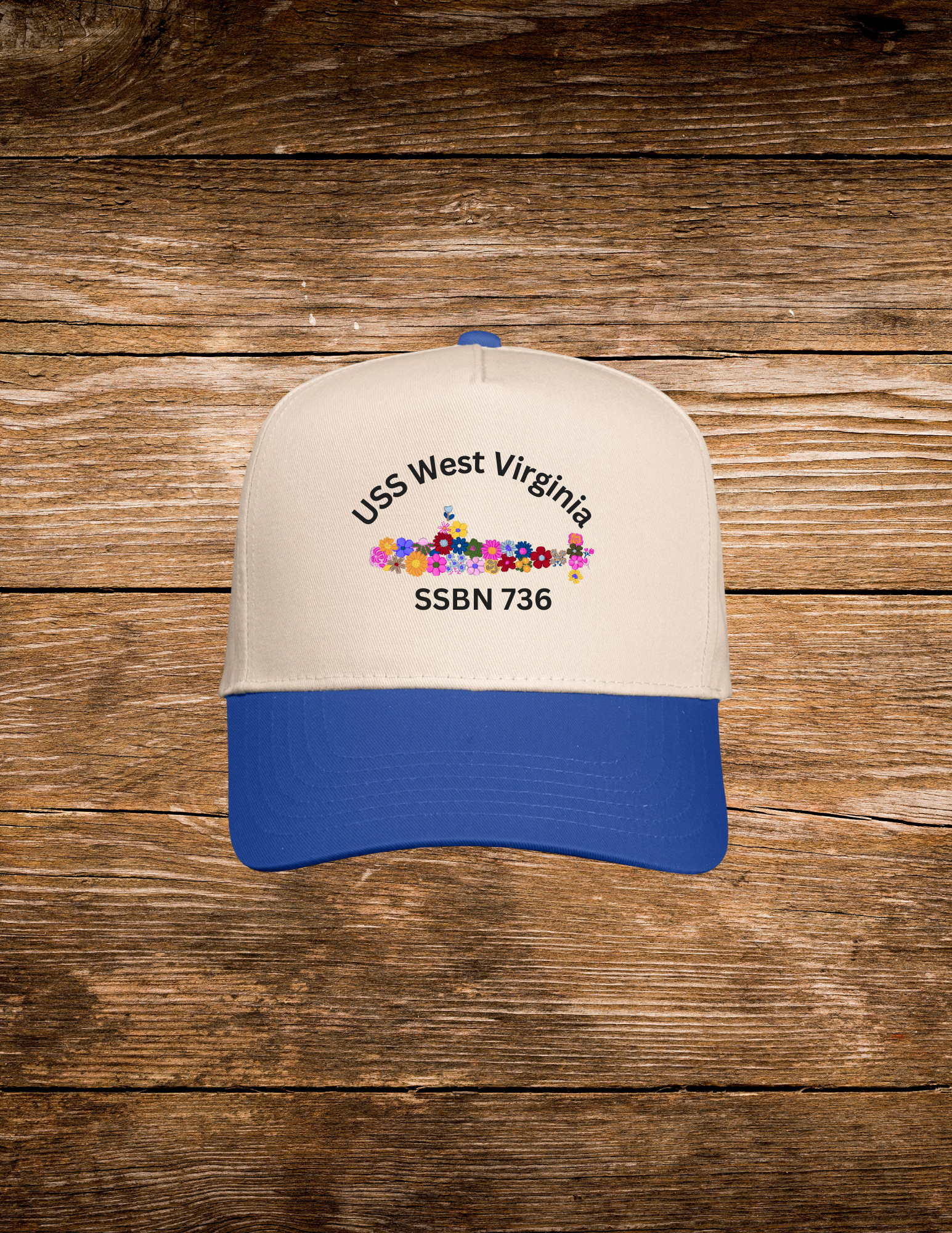 USS West Virginia Embroidery hat