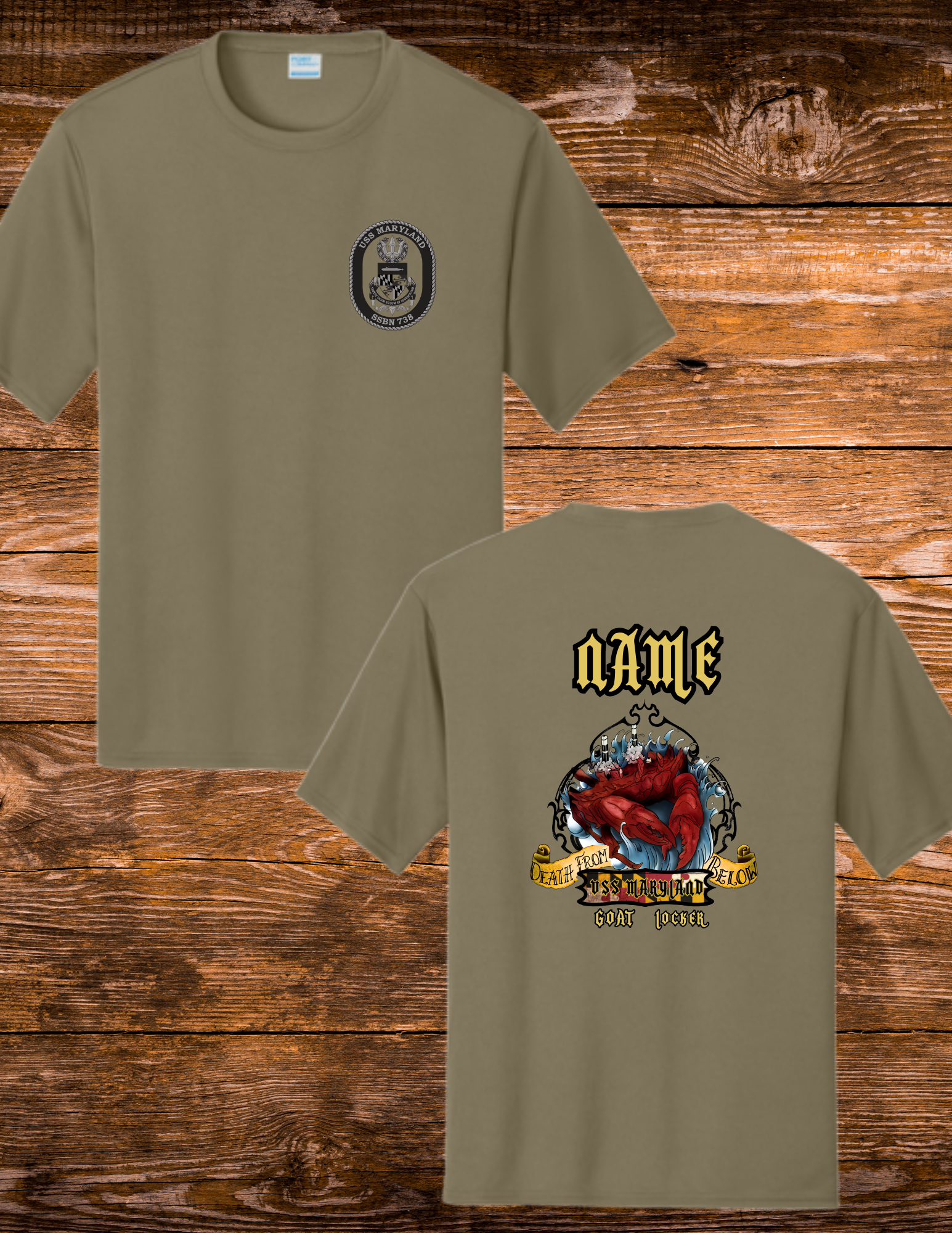 USS Maryland CPOA NON CHIEF Legacy Shirt