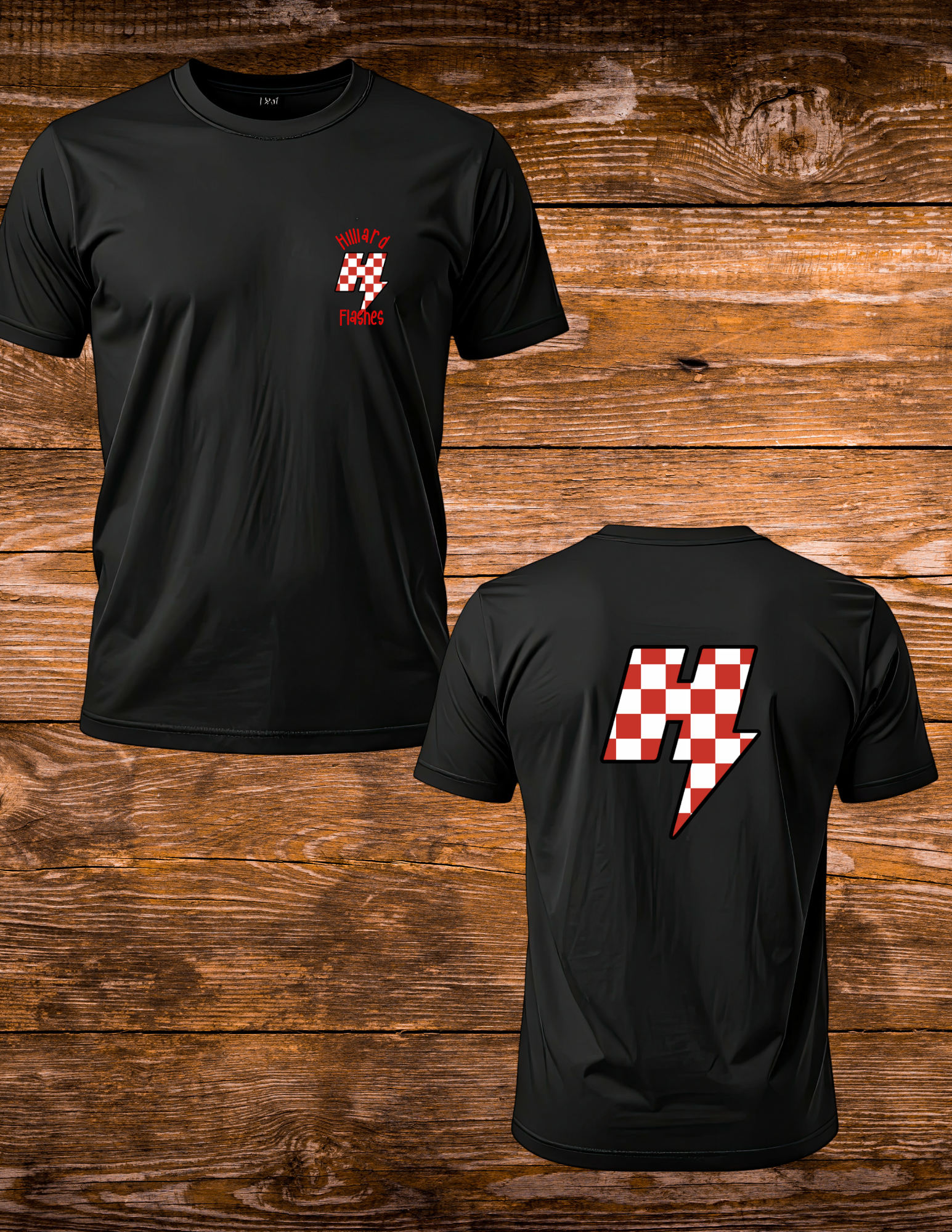 Flashes Checkered front and back- youth