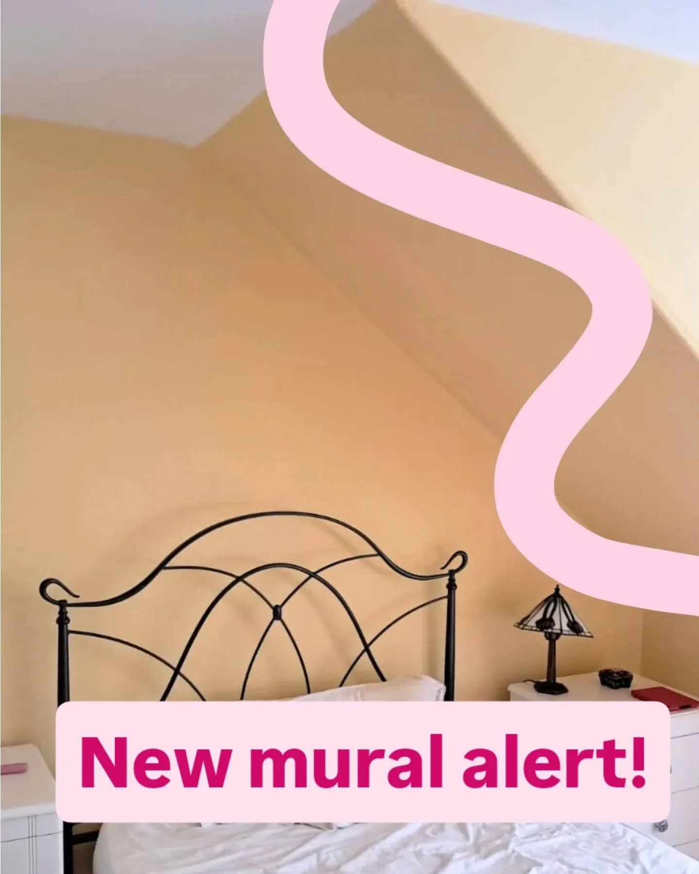New mural coming soon! The brief was a Paddington style cherry blossom to frame the bed, what do you think of the digital mock up?

#muralartist #edinburghartist #edinburghwithkids #edinburghsmallbusiness #muralart