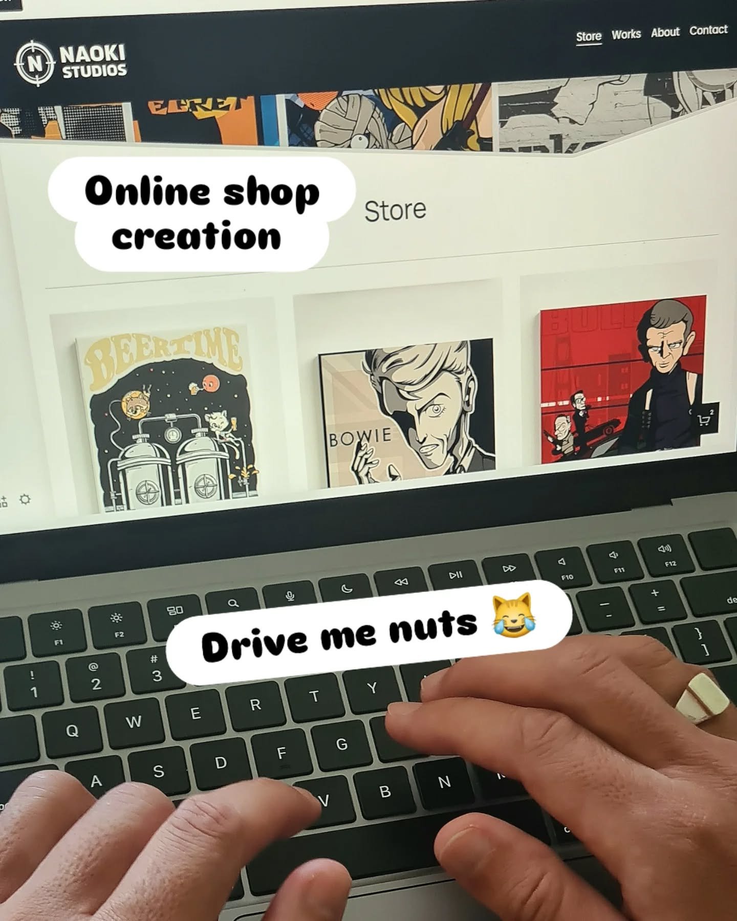 Online shop creation 🧐

#Graphicartist #graphicdesign #artwork #illustrator #art #artist #characterdesign #vectorart #beautiful #creative #astropad #sketch_daily #drawings #workspace #studiolife #artiststudio #art_we_inspire #artistic_share #artlove