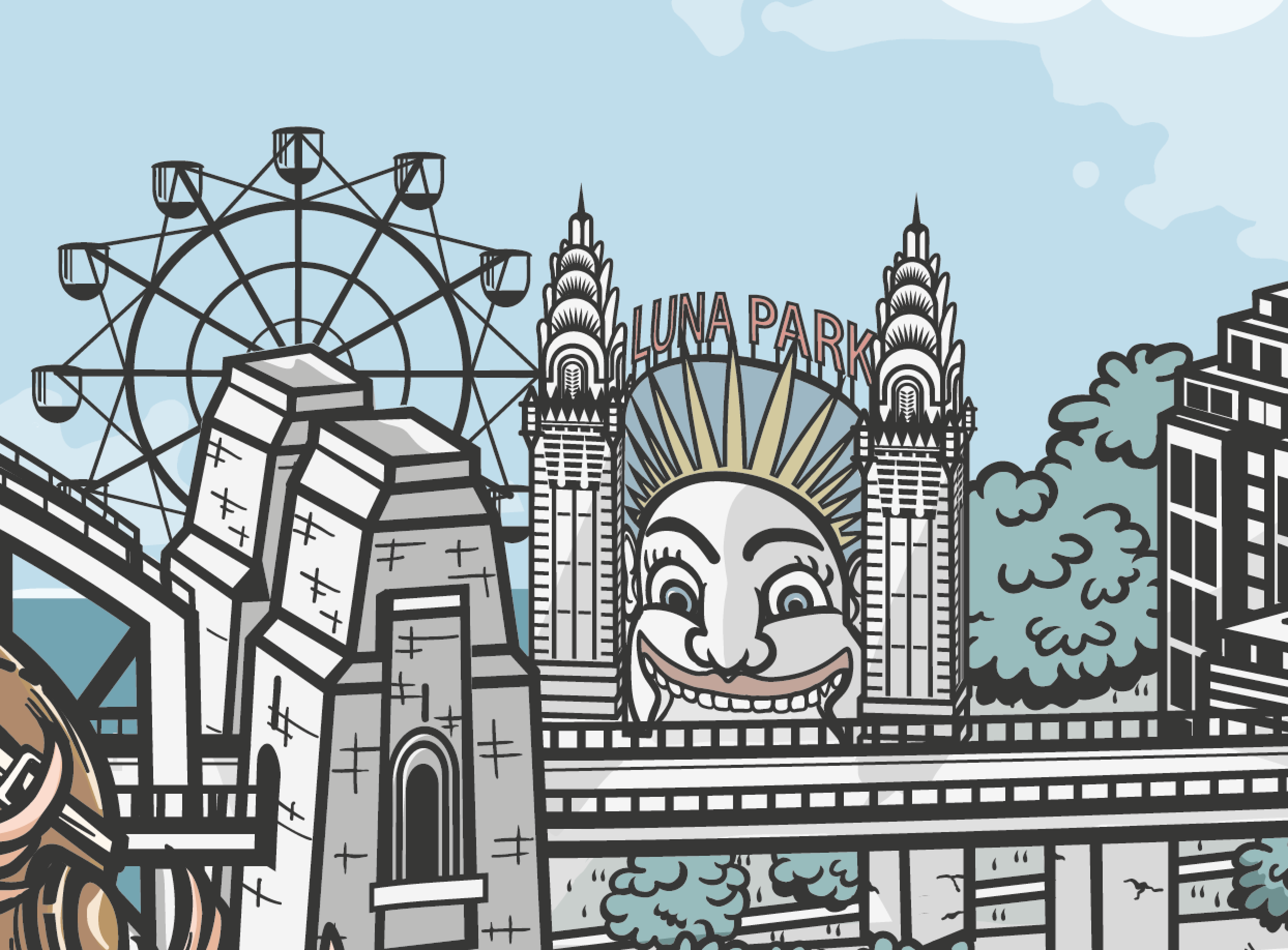 Sydney landscape  in Sky-High Over Sydney | NAOKI STUDIOS.png