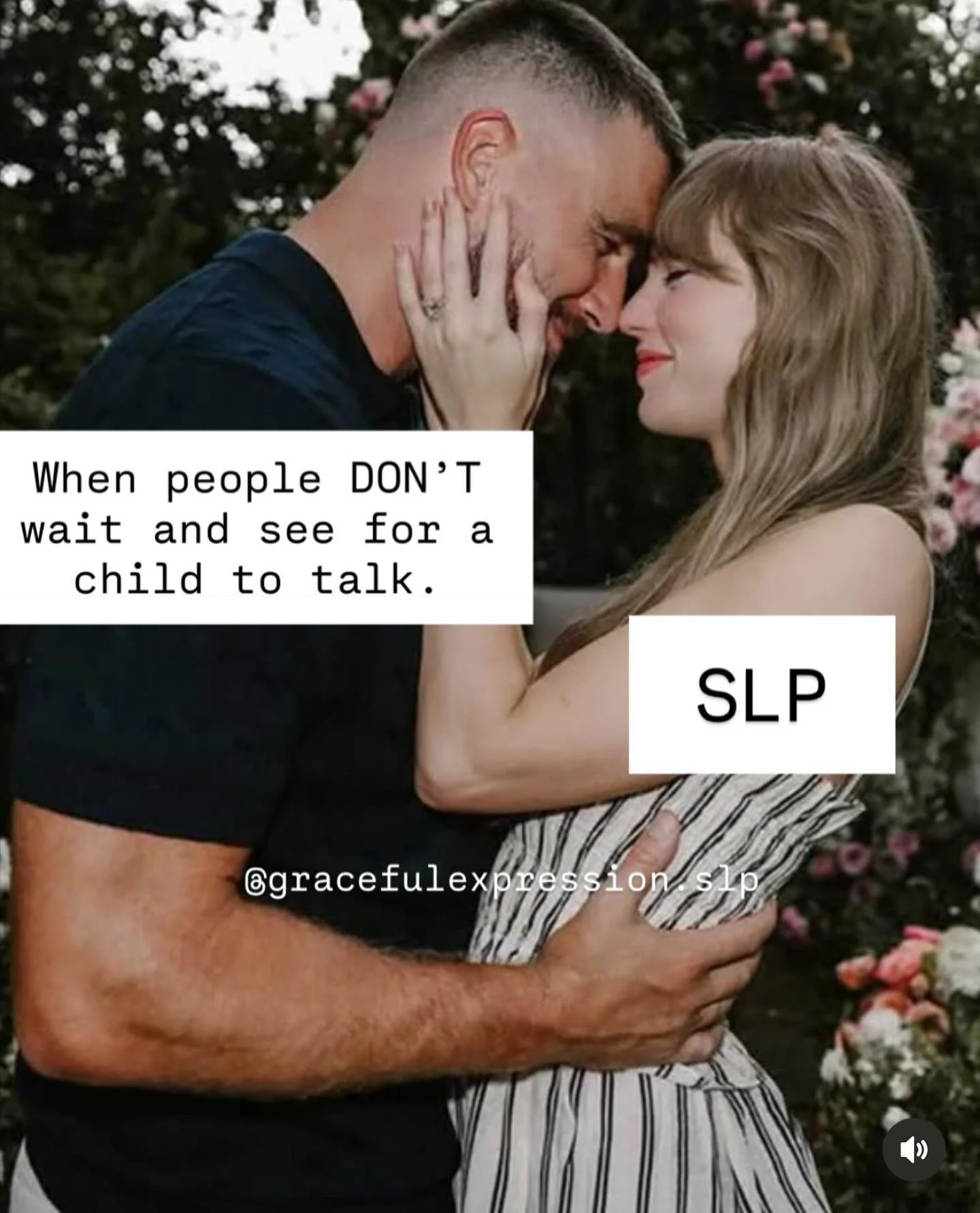 Had to share this gem created by @gracefulexpression.slp! ❤️

We don&rsquo;t believe in the &ldquo;wait and see&rdquo; approach when it comes to speech and language.
If you&rsquo;re unsure whether speech therapy is needed, trust your instincts&mdash;