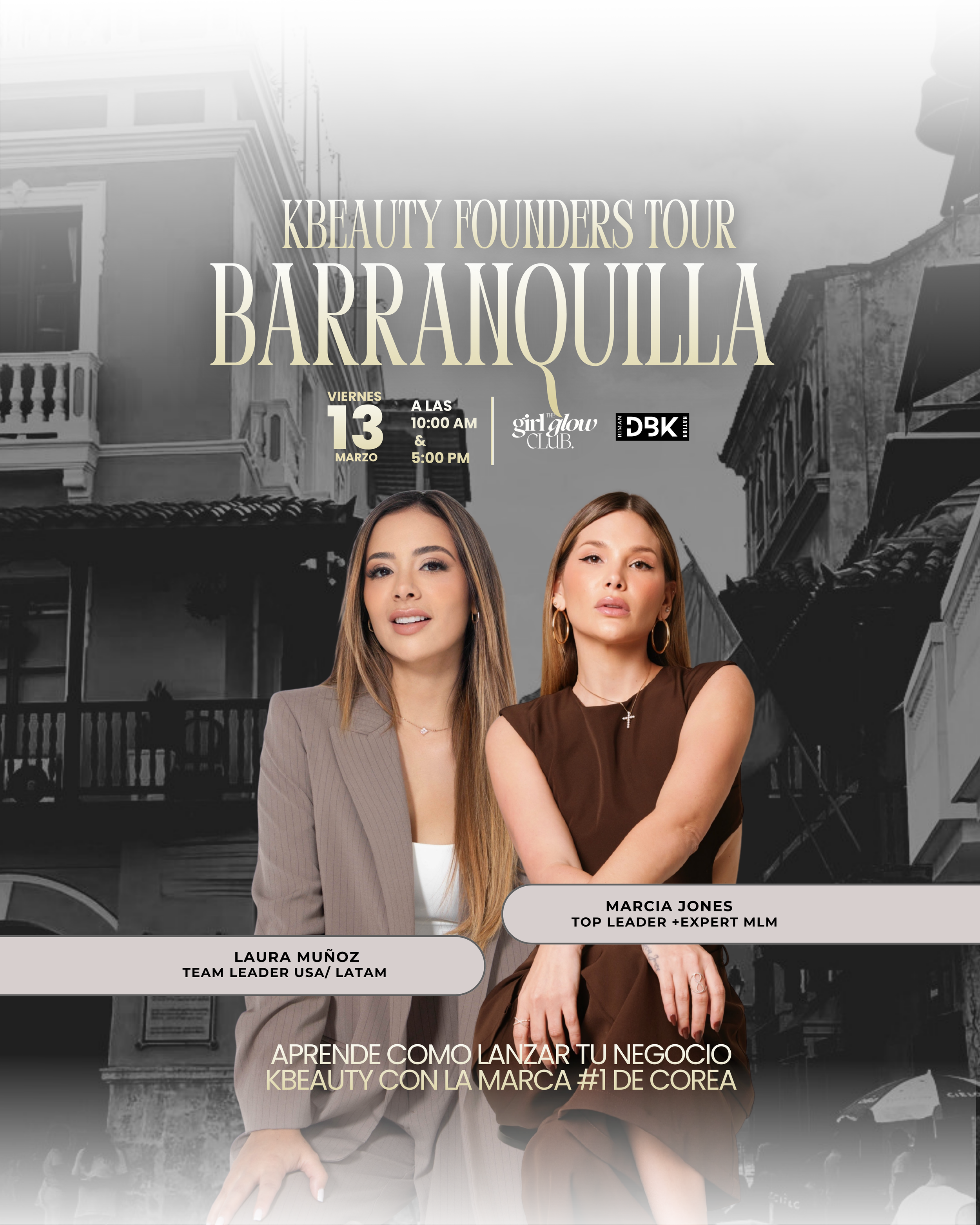KBeauty Founders Tour – Marzo 13 Barranquilla