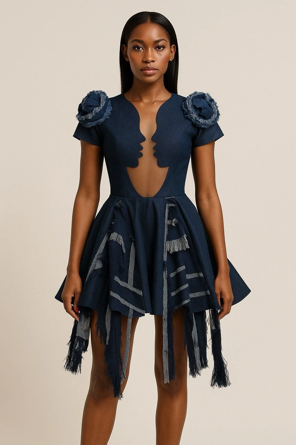 Main Character Peplum Dress